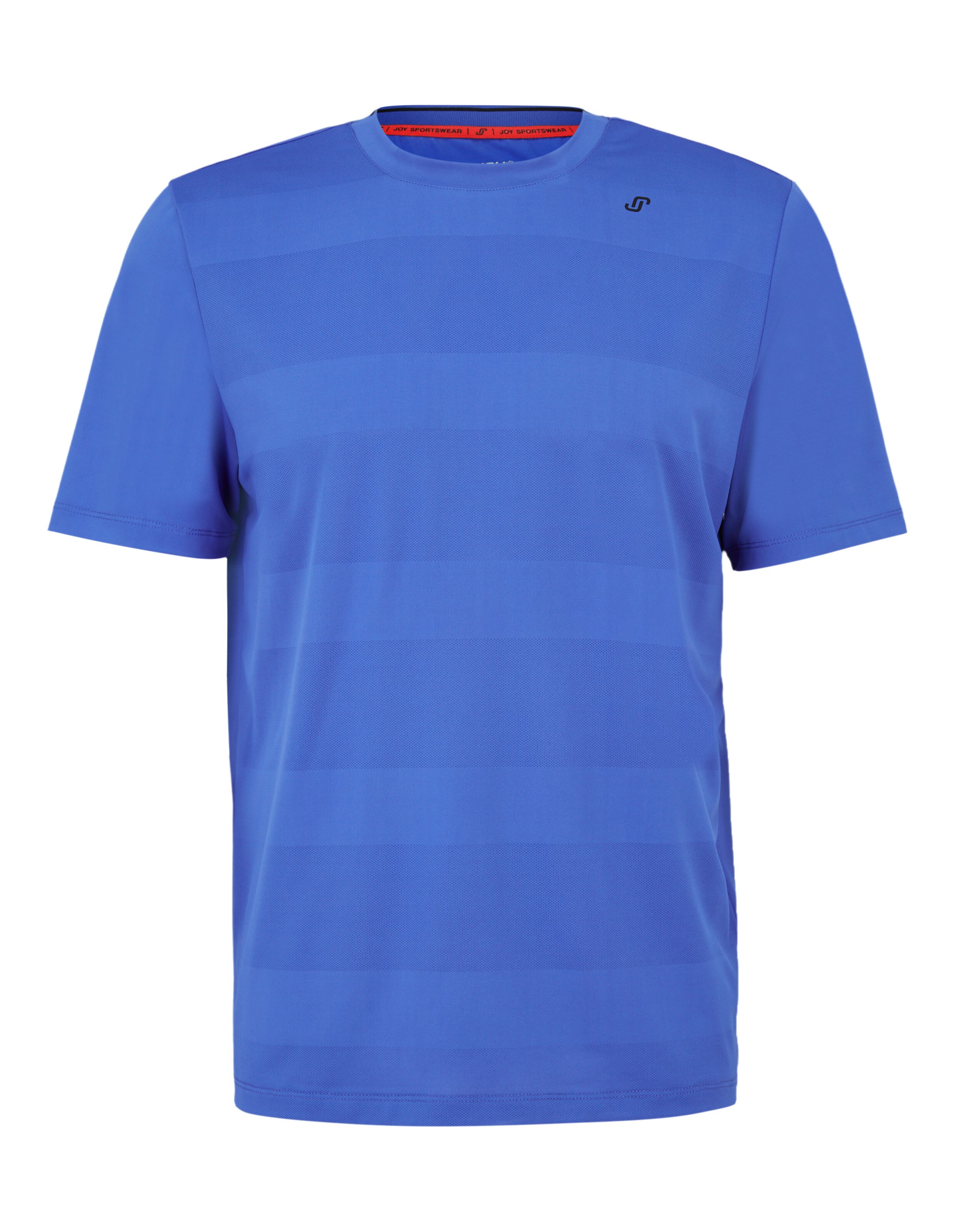 Lässiges, blau gestreiftes T-Shirt für Herren, perfekt für entspannte Ausflüge oder zum Faulenzen.