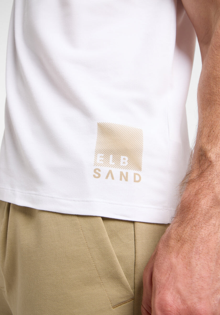 Klaas T-Shirt regular fit von Elbsand in Bright White