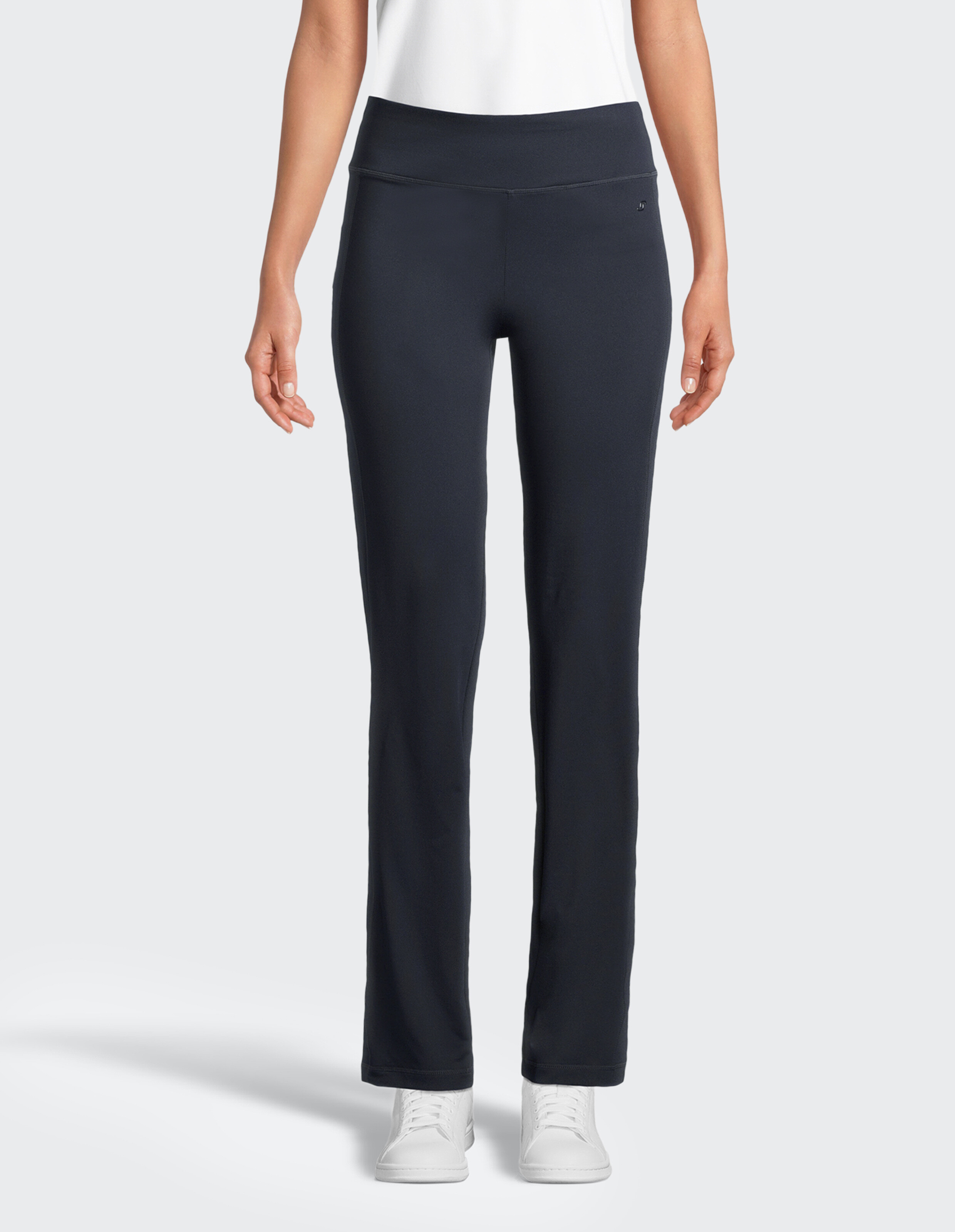 Marineblaue Freizeithose für Damen mit bequemer Passform, perfekt zum Entspannen.