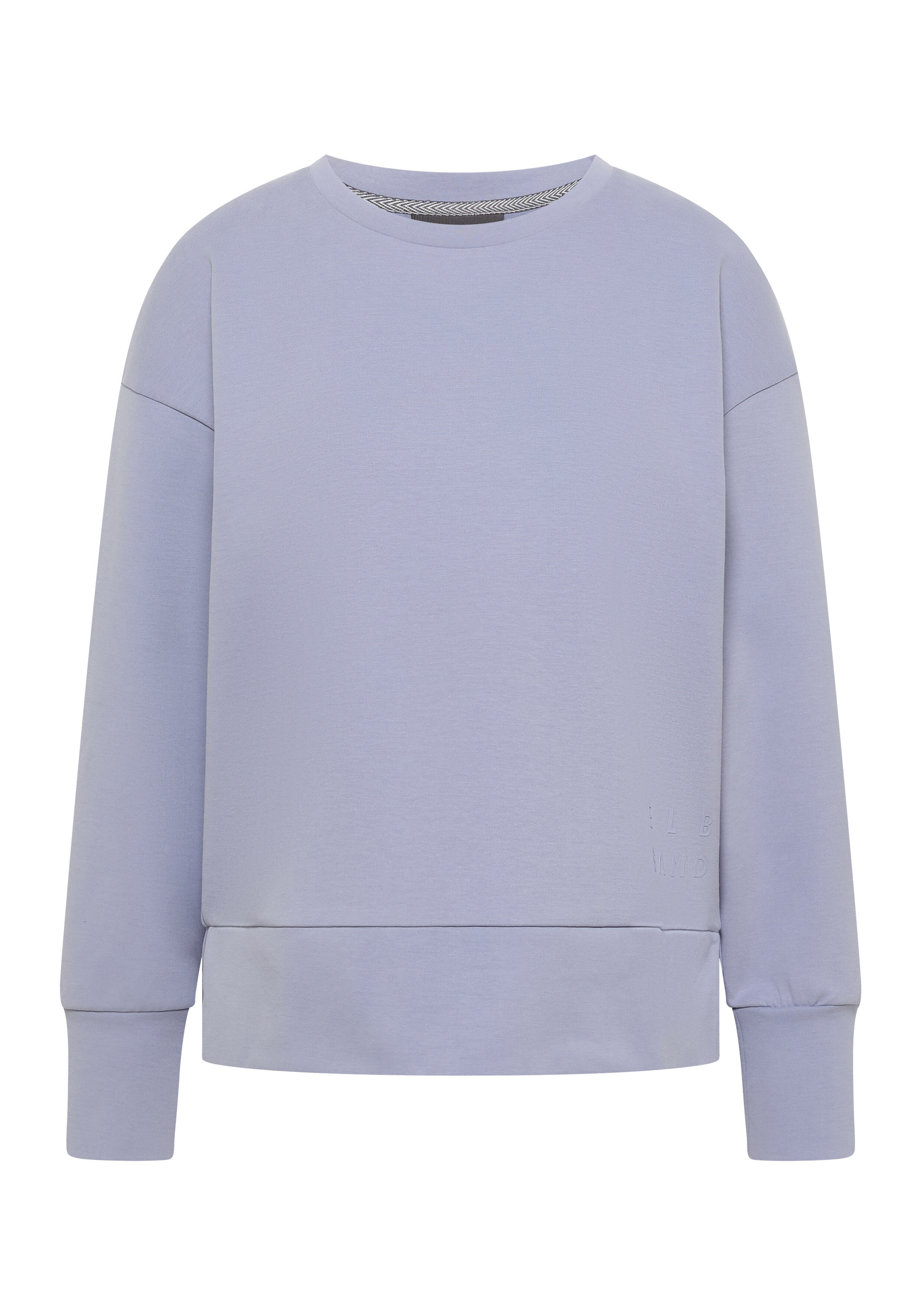 Hellblaues ELBSAND Freizeit-Sweatshirt mit langen Ärmeln für gemütliche Loungewear.