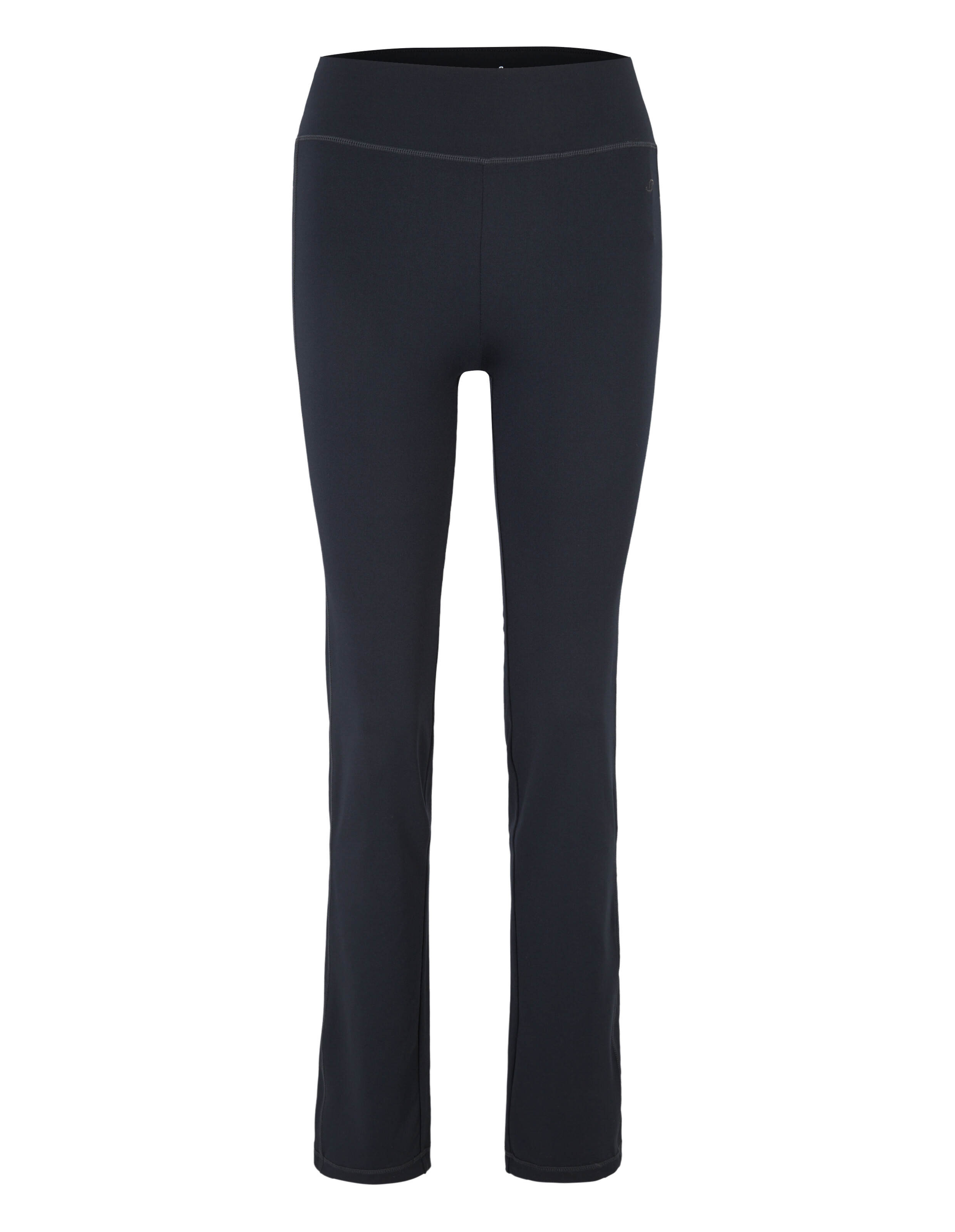 Schwarze Leggings mit hohem Bund für gemütliche Freizeitkleidung und bequemes Faulenzen.