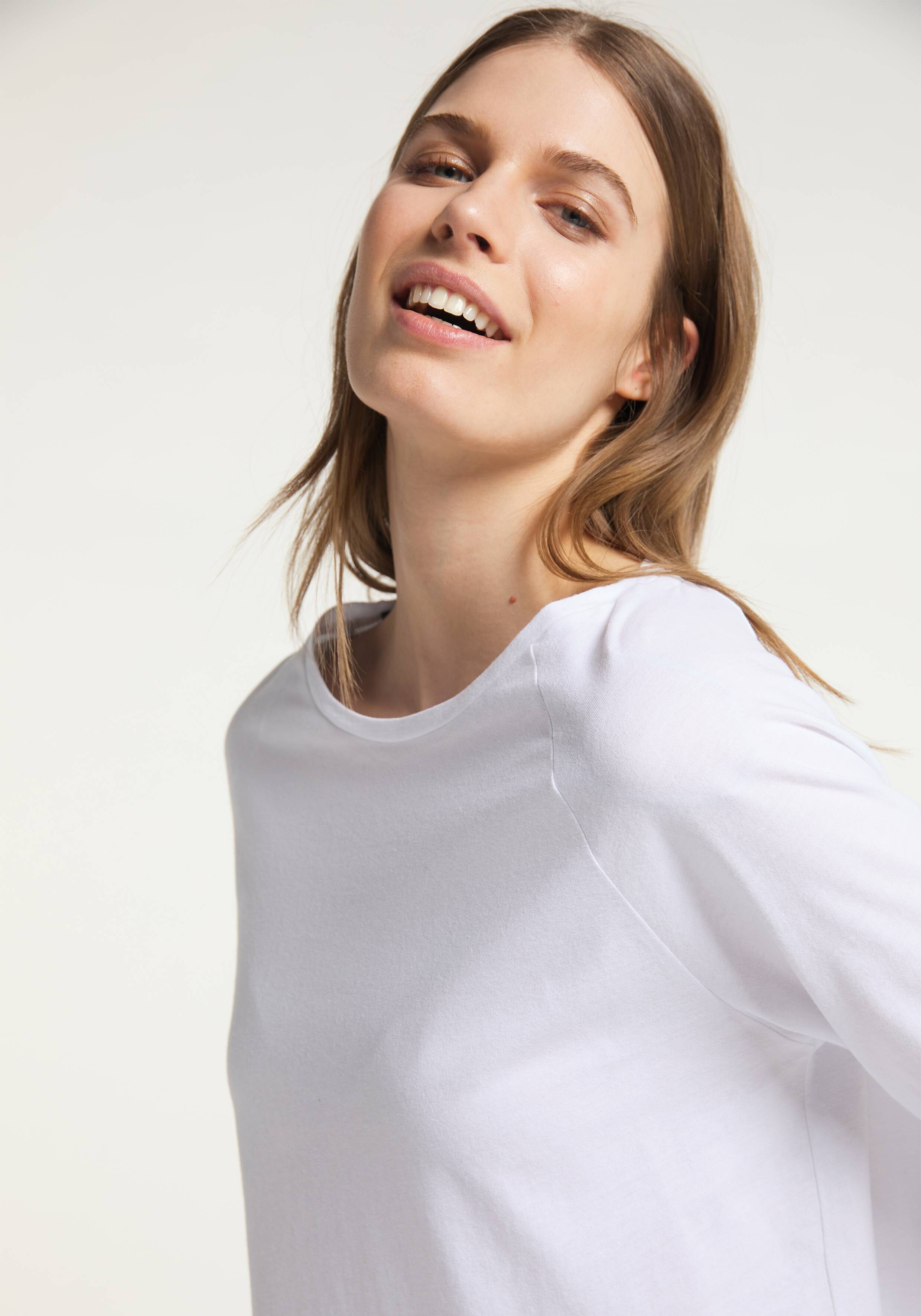 ELBSAND Tinna Longsleeve Bright White