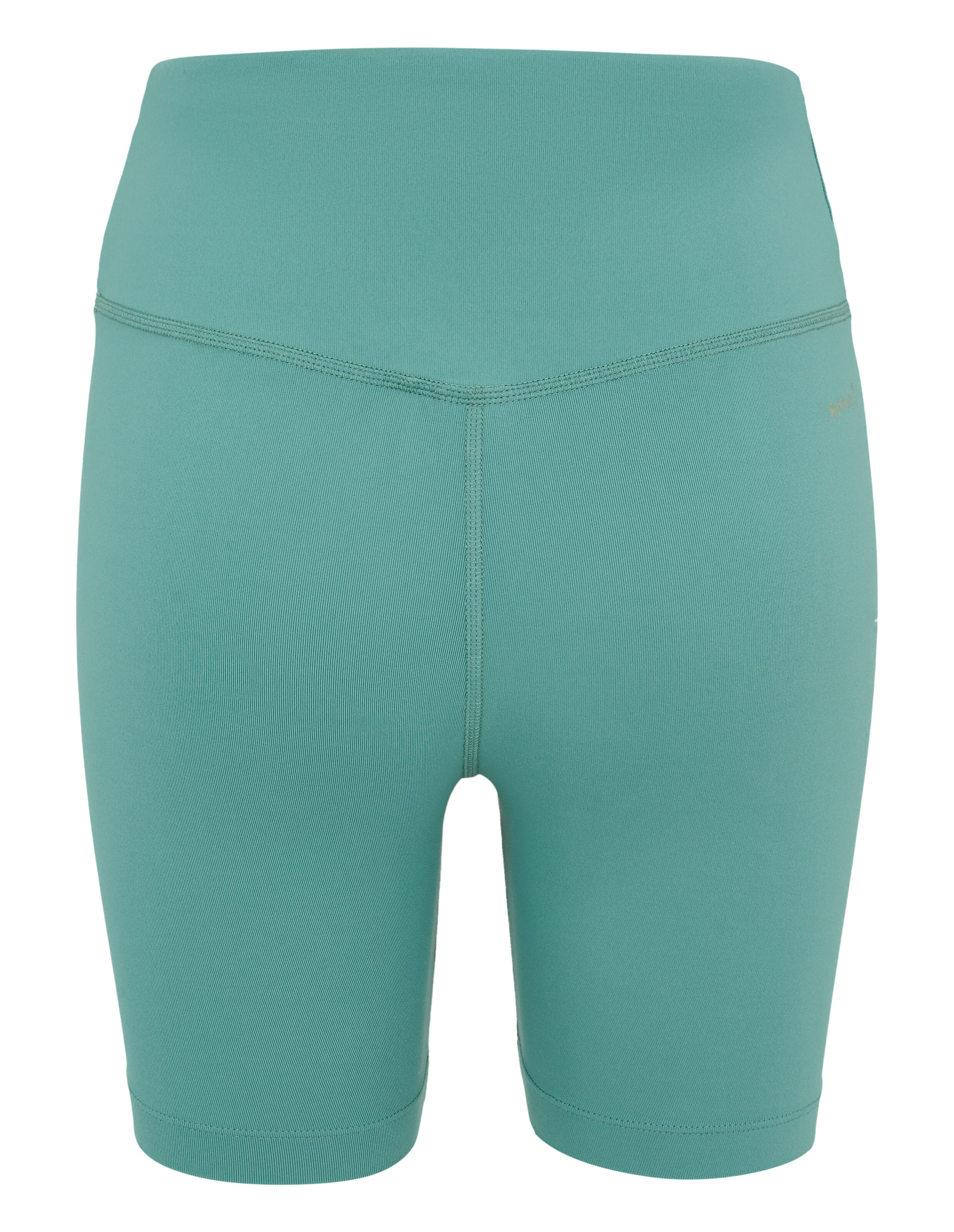 Venice Beach Kurze Tights Freja in Blaugrün, eine bequeme Shorts mit hohem Bund für Freizeitkleidung.