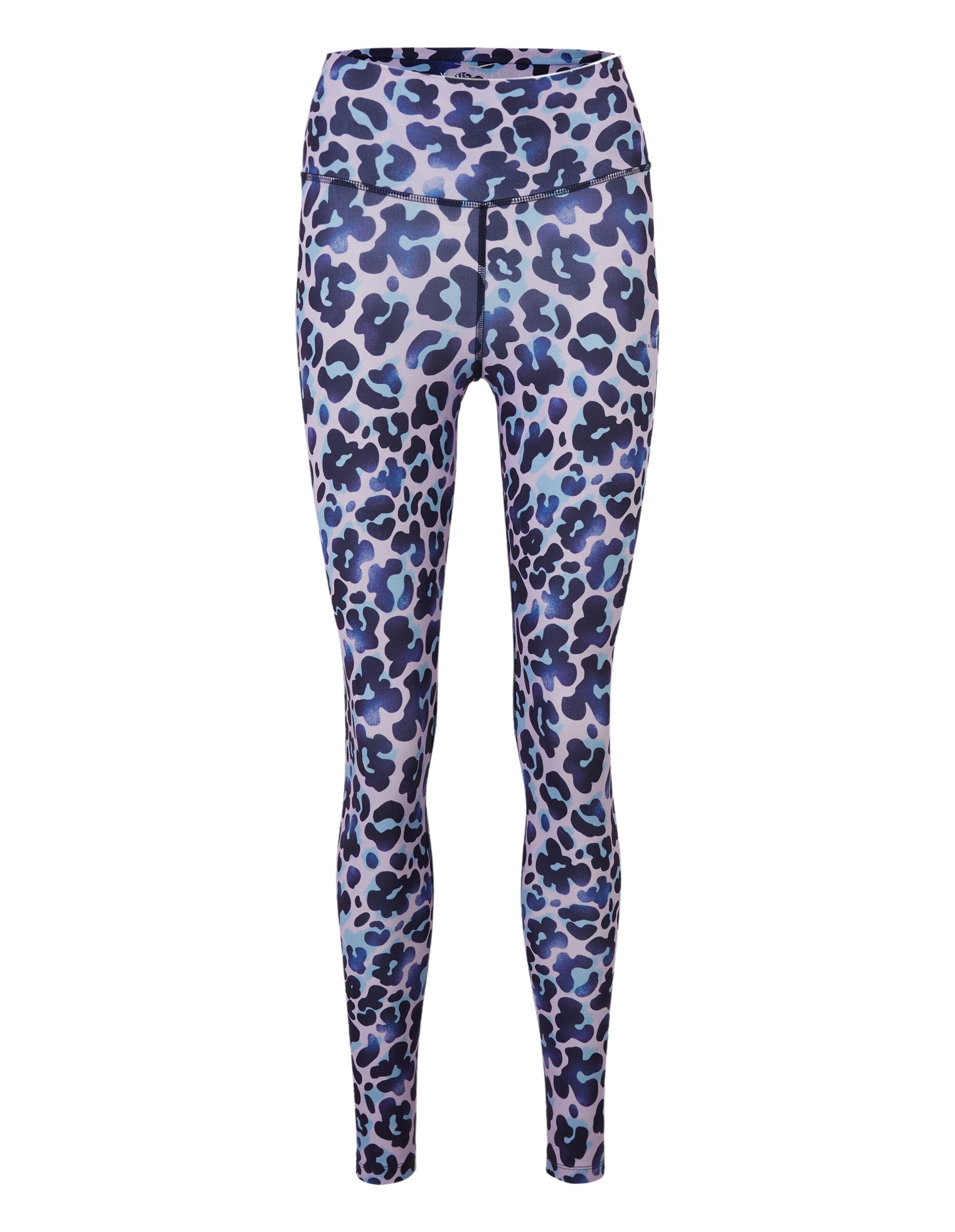 Stilvolle Leggings mit lila Leopardenmuster für Freizeitkleidung und aktiven Lebensstil.
