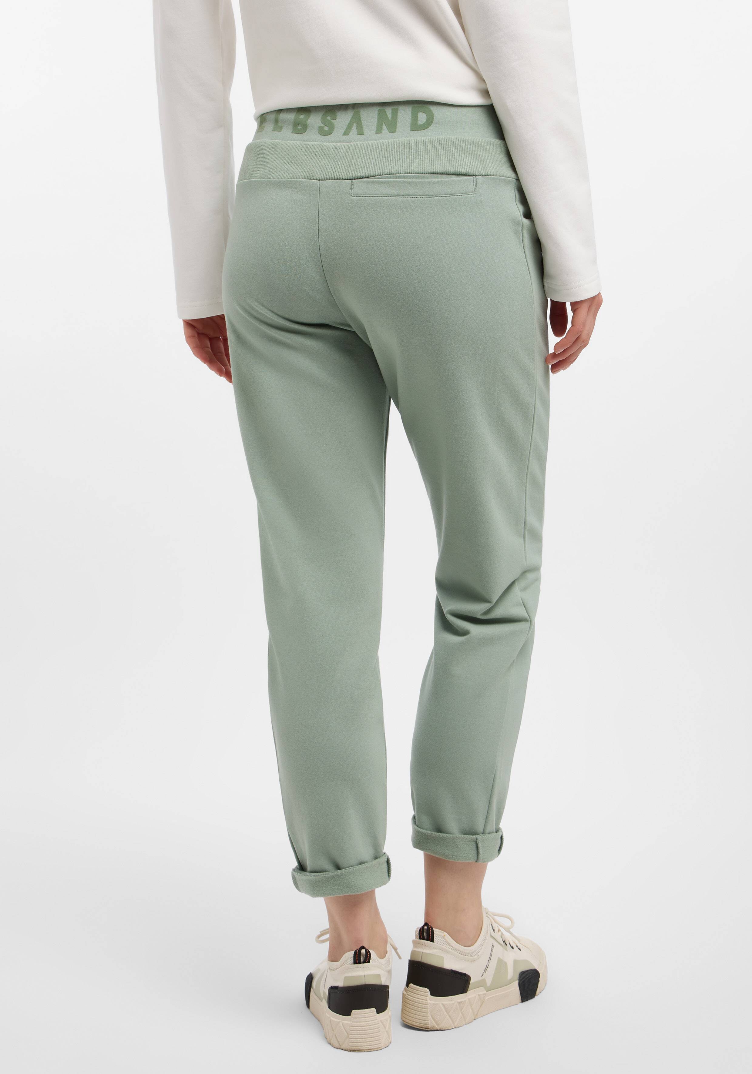 ELBSAND Brinja 7/8 Sweatpants Silt Green