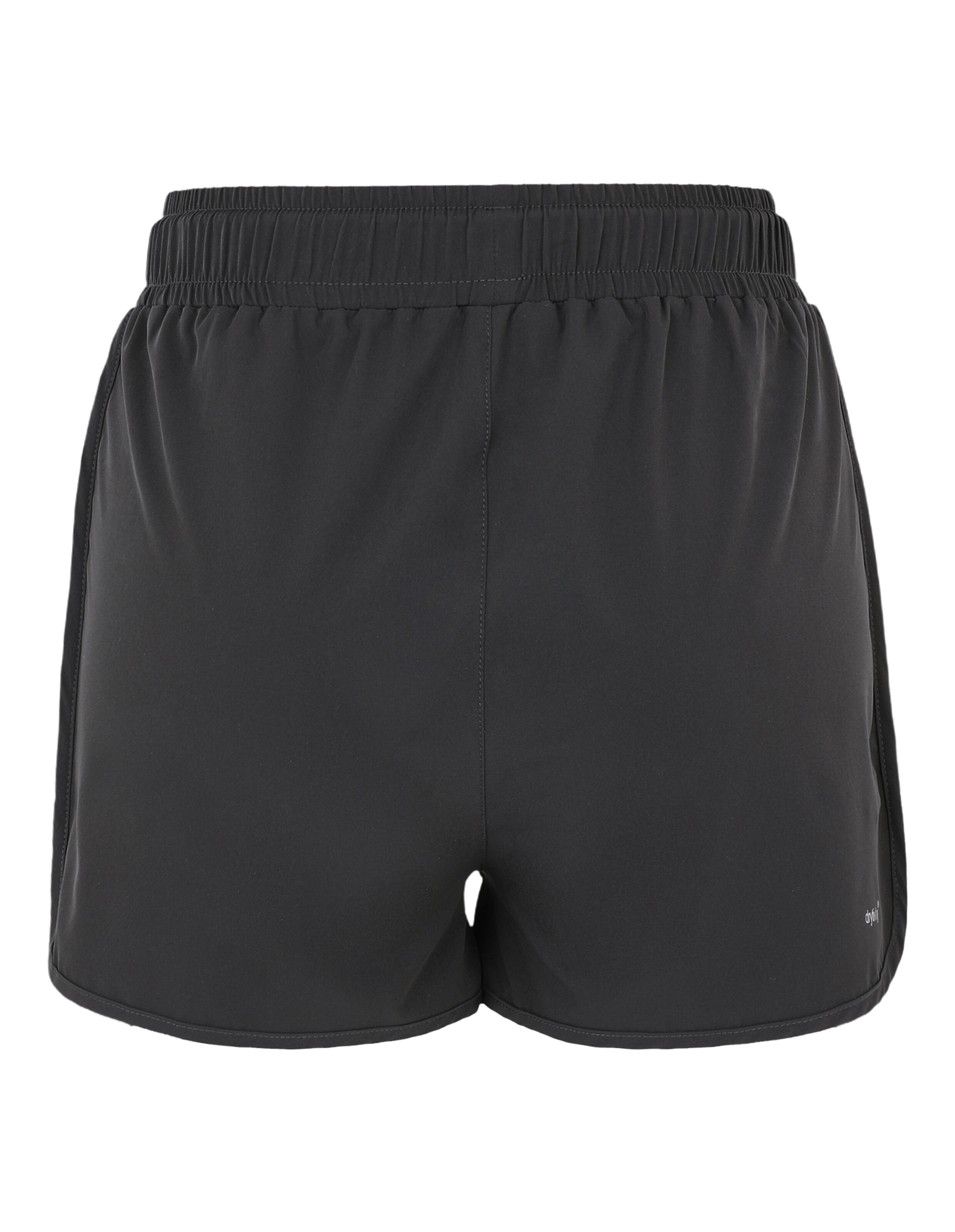 Schwarze, lässige Shorts mit elastischem Bund, perfekt zum Faulenzen oder zum aktiven Tragen.