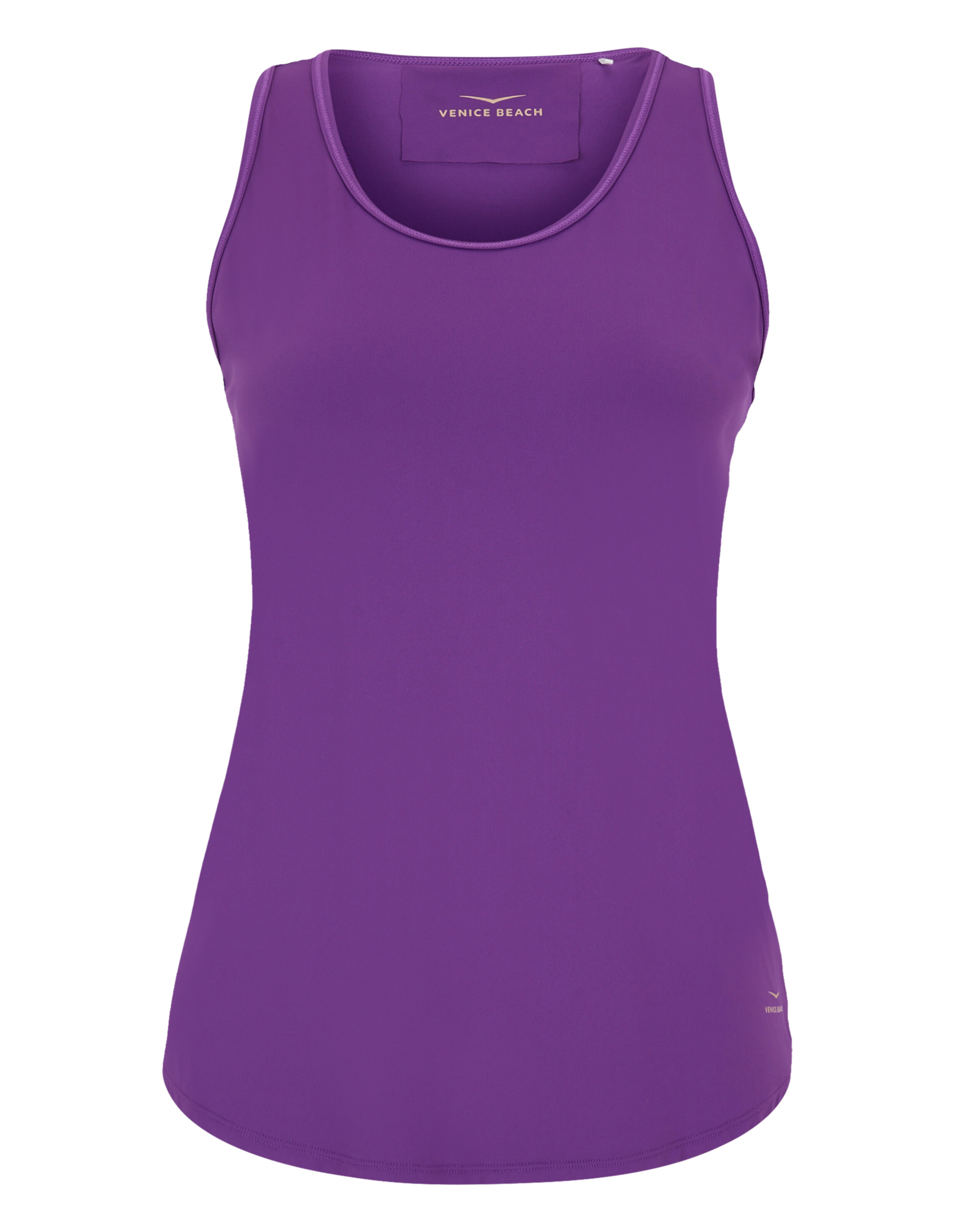 Lilafarbenes ärmelloses Tanktop von Venice Beach für lässiges Faulenzen und Aktivkleidung.