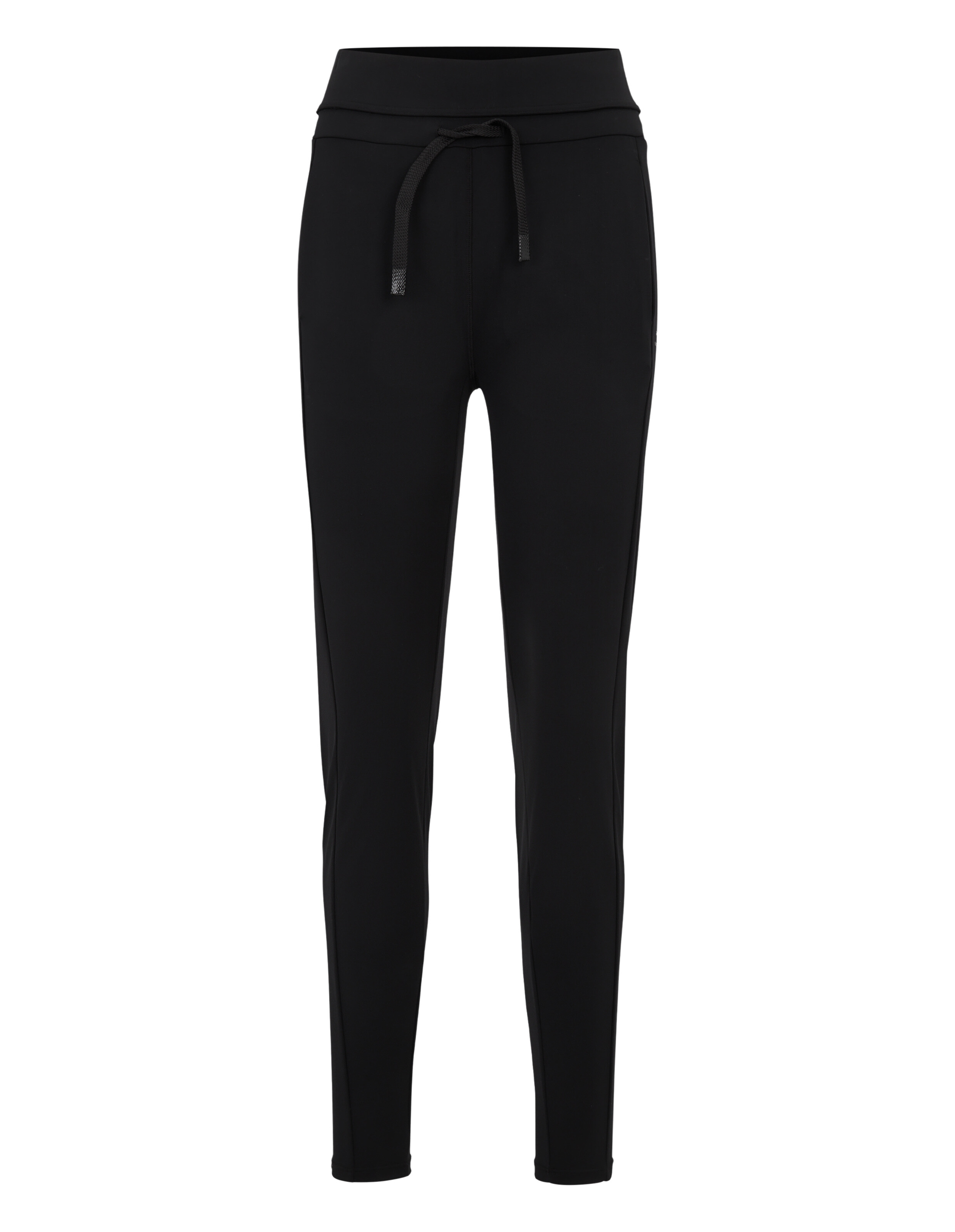 Schwarze Jogginghose von Venice Beach Novalee mit Kordelzug in der Taille für lässigen Komfort.