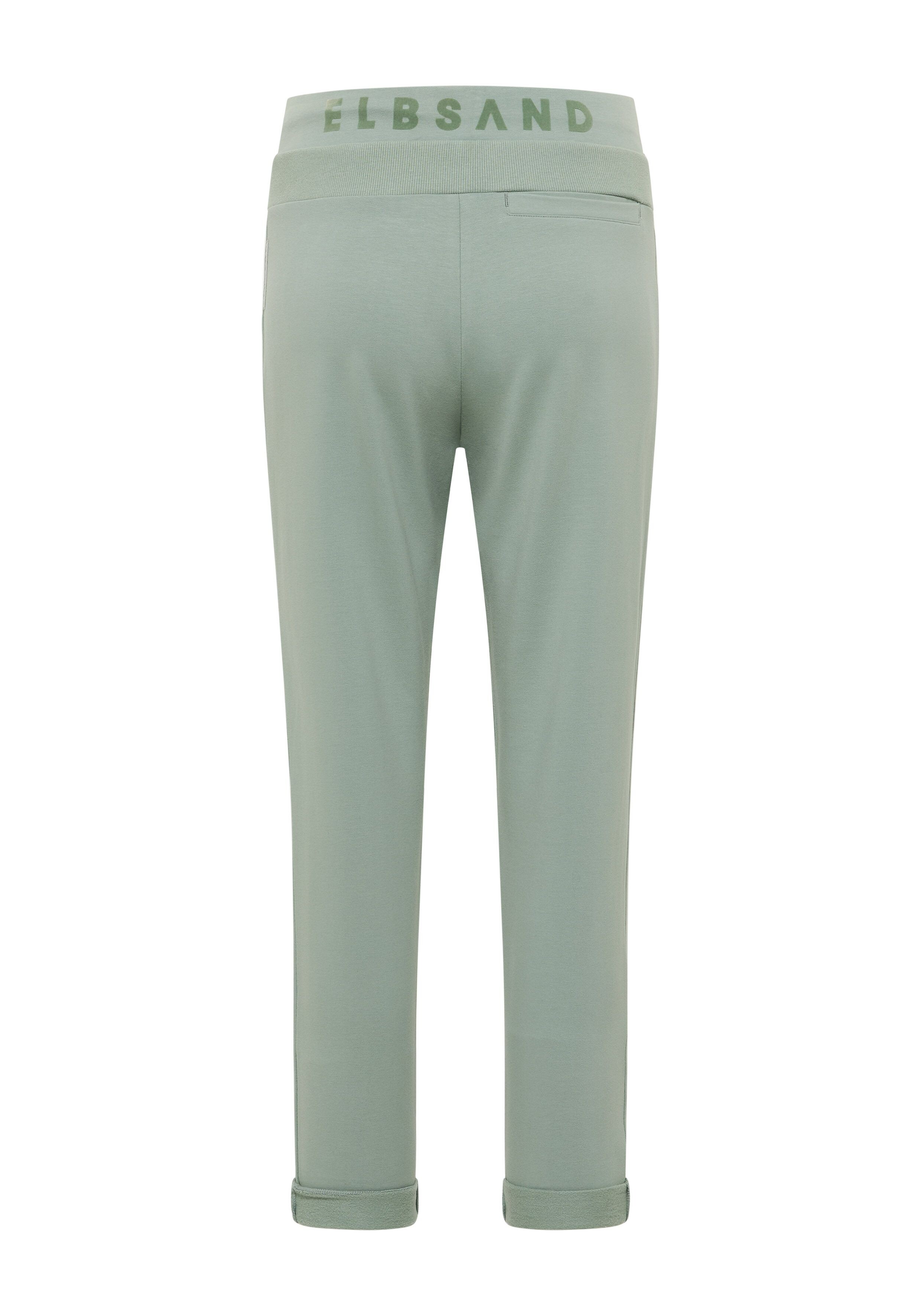 ELBSAND Brinja 7/8 Sweatpants Silt Green