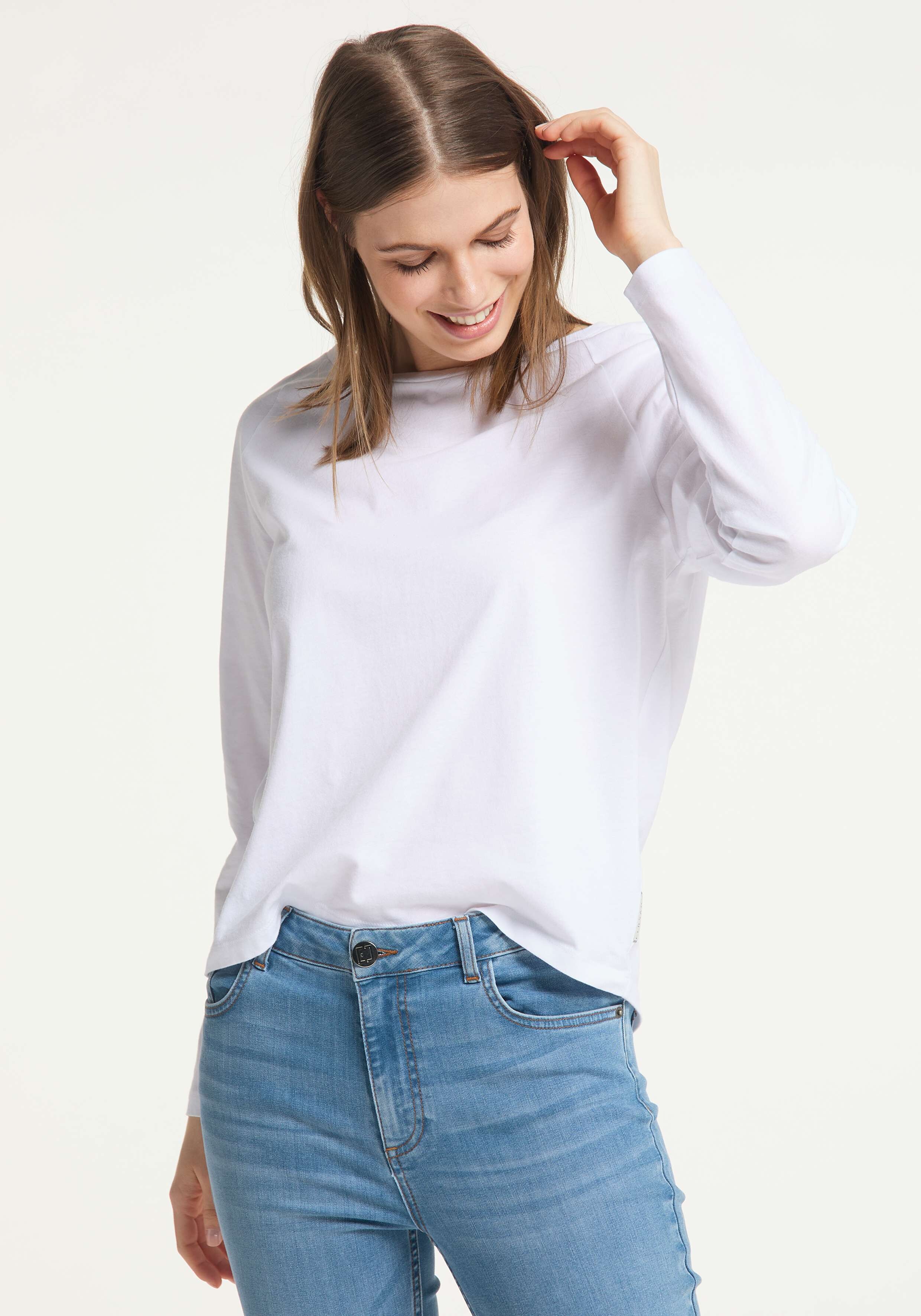 ELBSAND Tinna Longsleeve Bright White