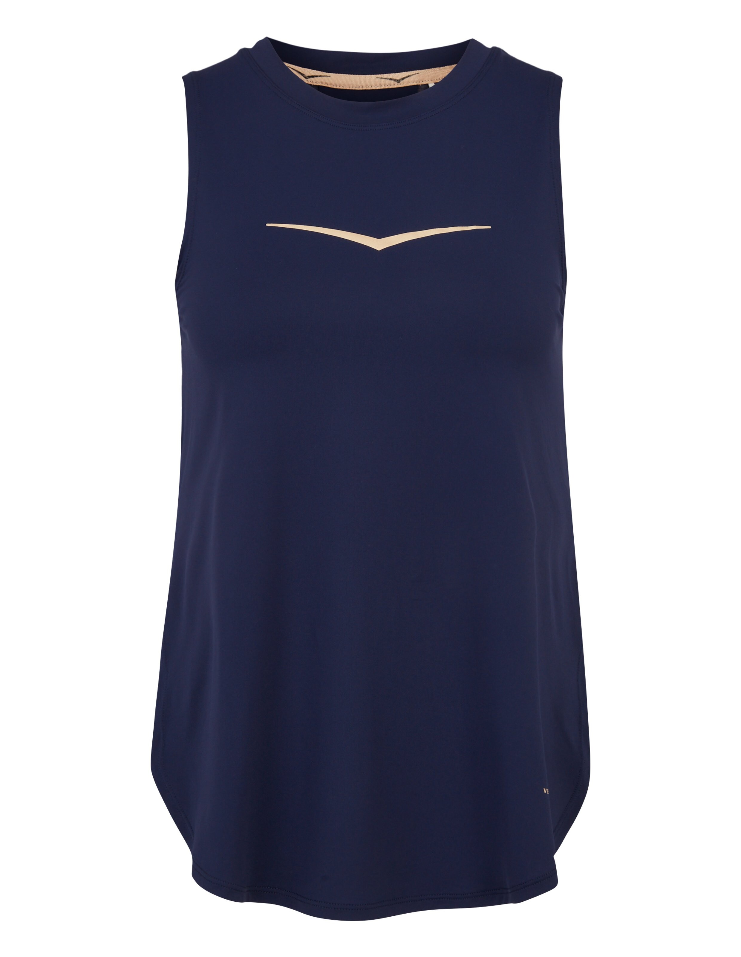 Marineblaues Venice Beach Maude-Tanktop mit dezentem Logo-Detail für Freizeitkleidung.