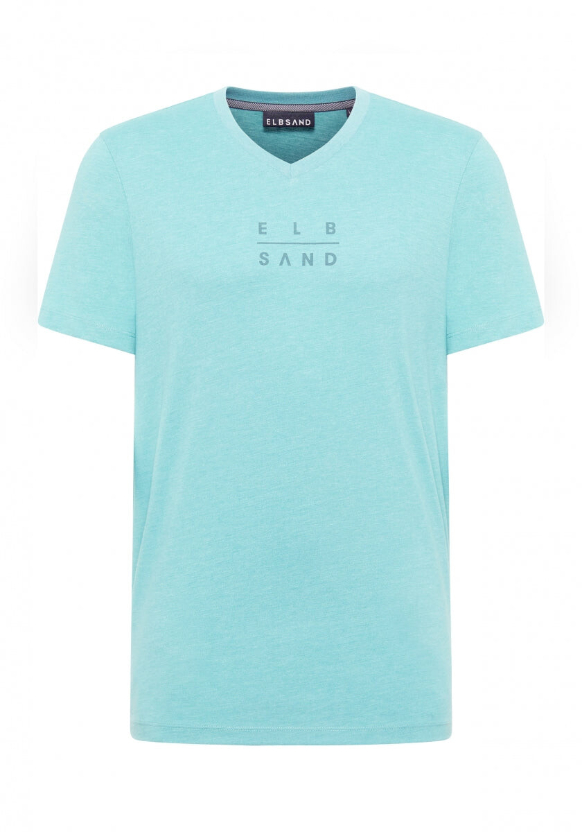 Ibbe T-Shirt regular fit von Elbsand in Ocean Wave Melange