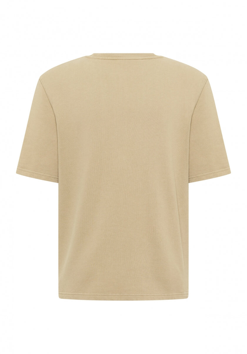 Daan T-Sweat regular fit von Elbsand in Desert Brown