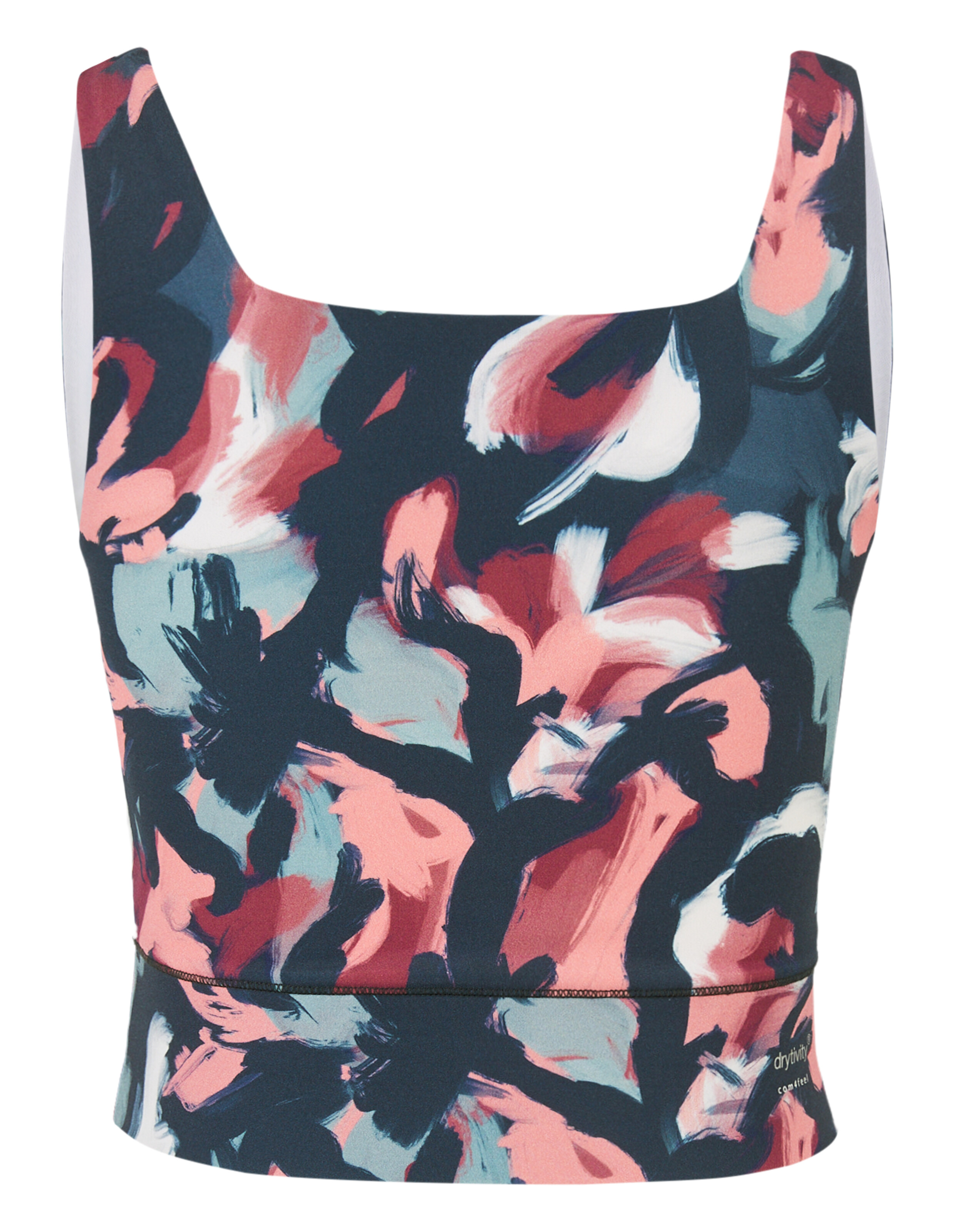 Venice Beach Top Jeanna mit farbenfrohem abstraktem Print für lässigen, bequemen Tragekomfort.