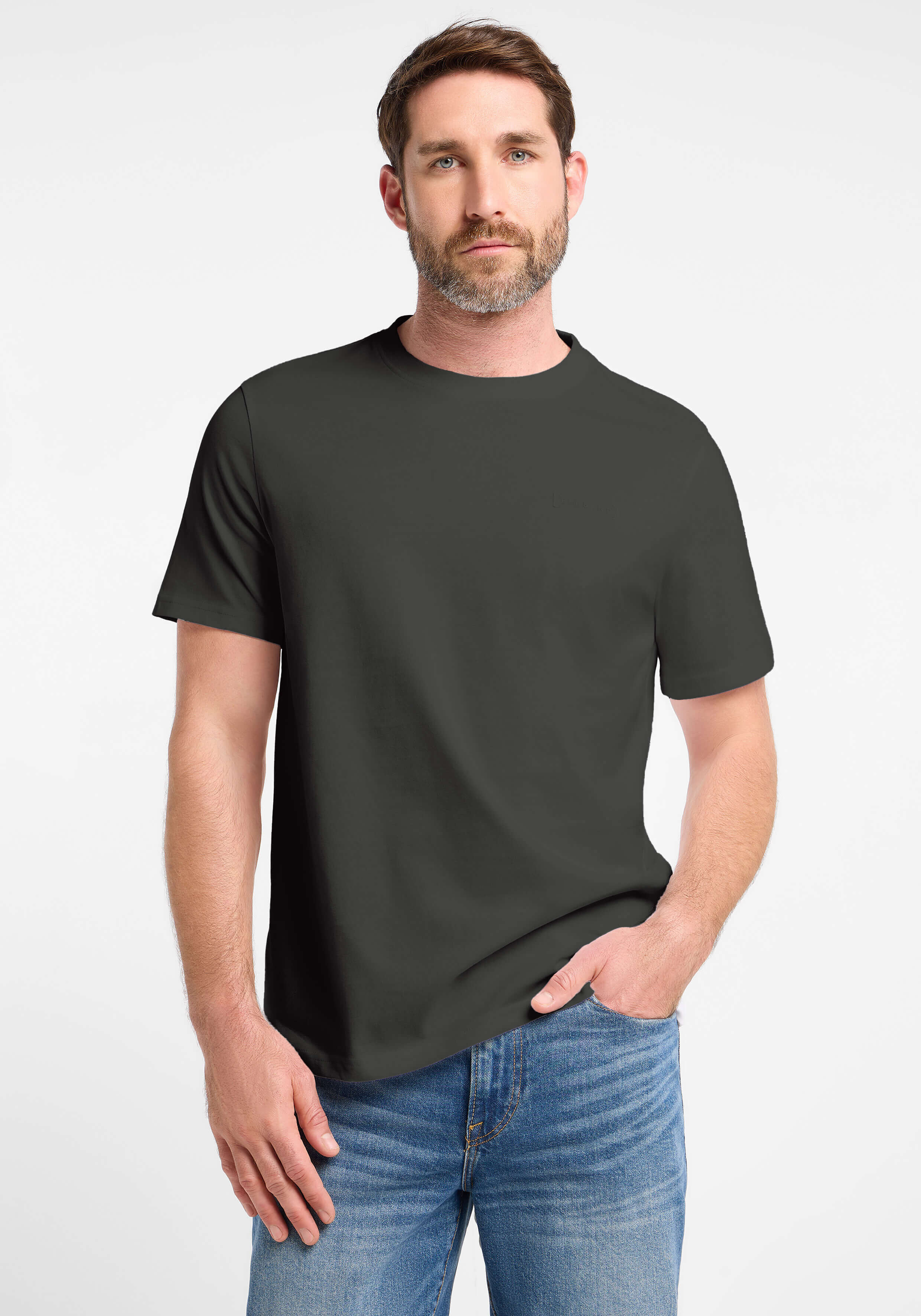 ELBSAND Edo T-Shirt Caviar