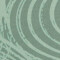 Abstraktes Design mit hellgrünen; geschwungenen Linien auf dunkelgrünem Hintergrund; das konzentrische Kreise bildet.