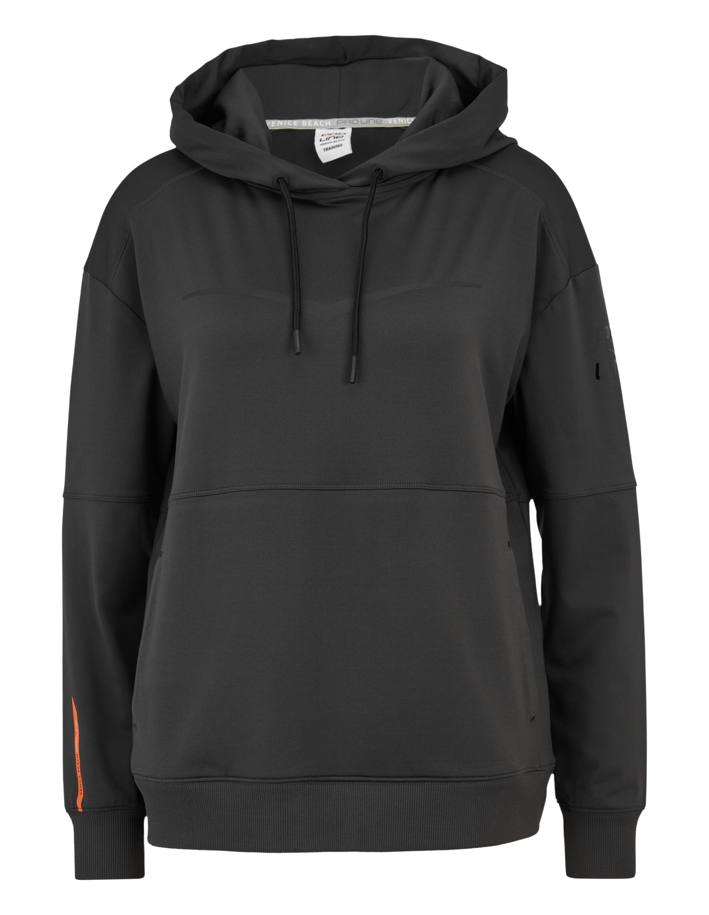Venice Beach Birmingham Kapuzenpullover in Schwarz, ein gemütlicher, lässiger Pullover zum Entspannen.