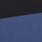 Kurzarmshirt in Schwarz und Blau mit weißem Streifen; rundem Kragen und Logo links; perfekt für Sport und Freizeit.