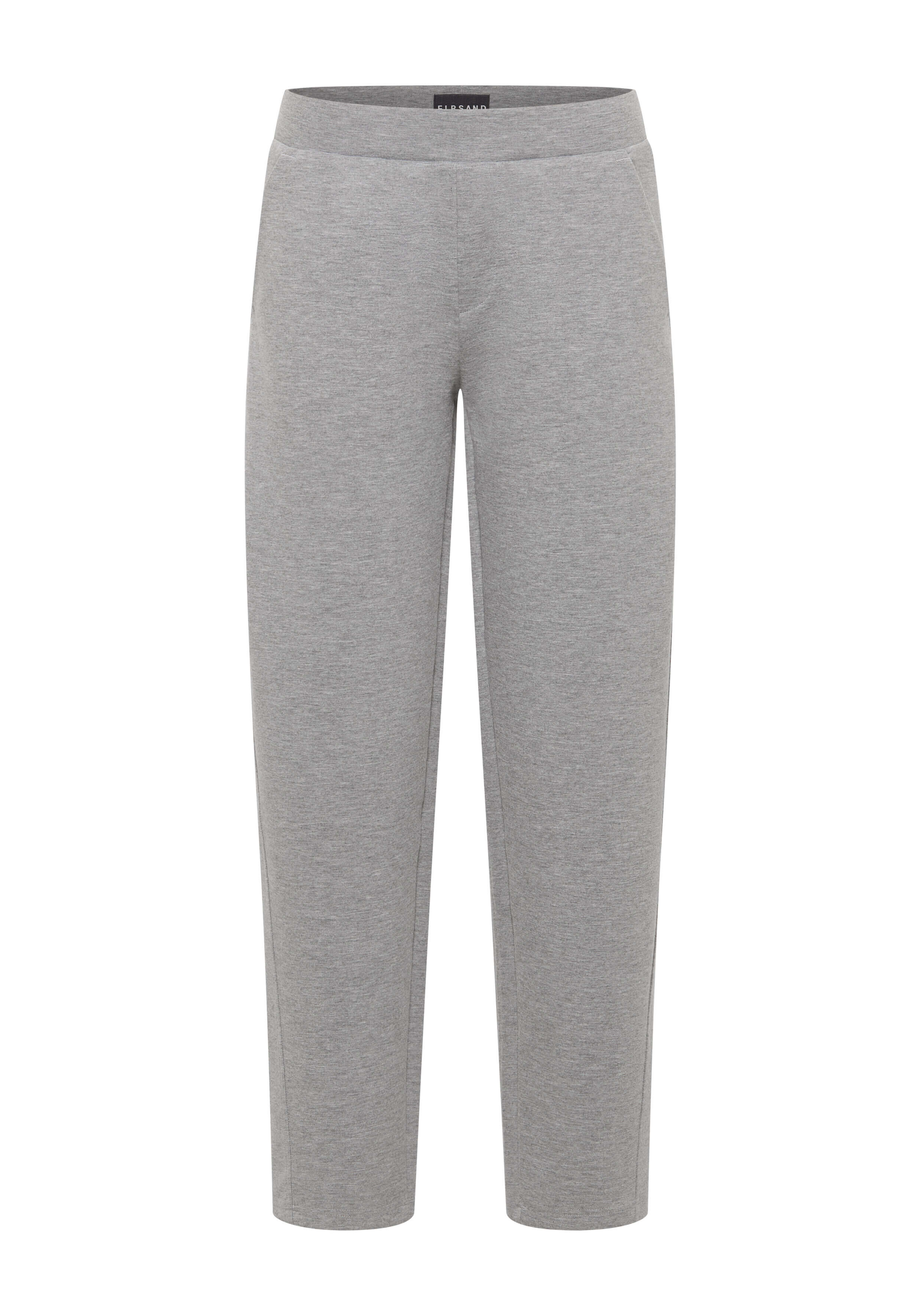 Gemütliche graue Freizeithose mit bequemer Passform, perfekt zum Entspannen.