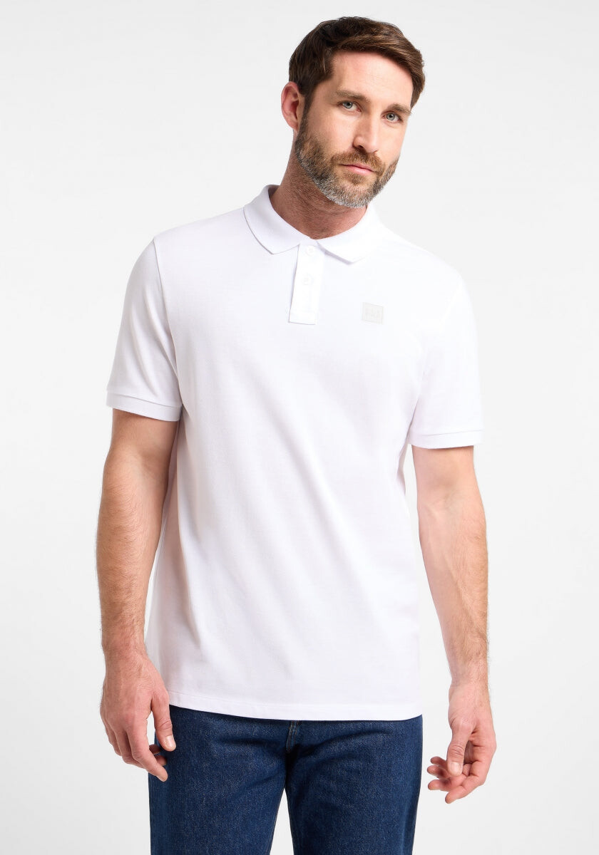Holms Poloshirt regular fit von Elbsand in Bright White