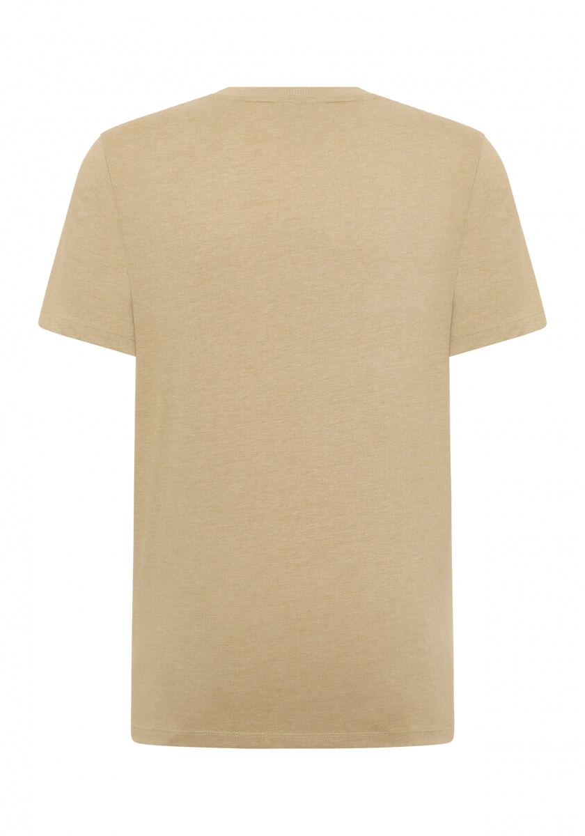 Ibbe T-Shirt regular fit von Elbsand in Desert Brown Melange