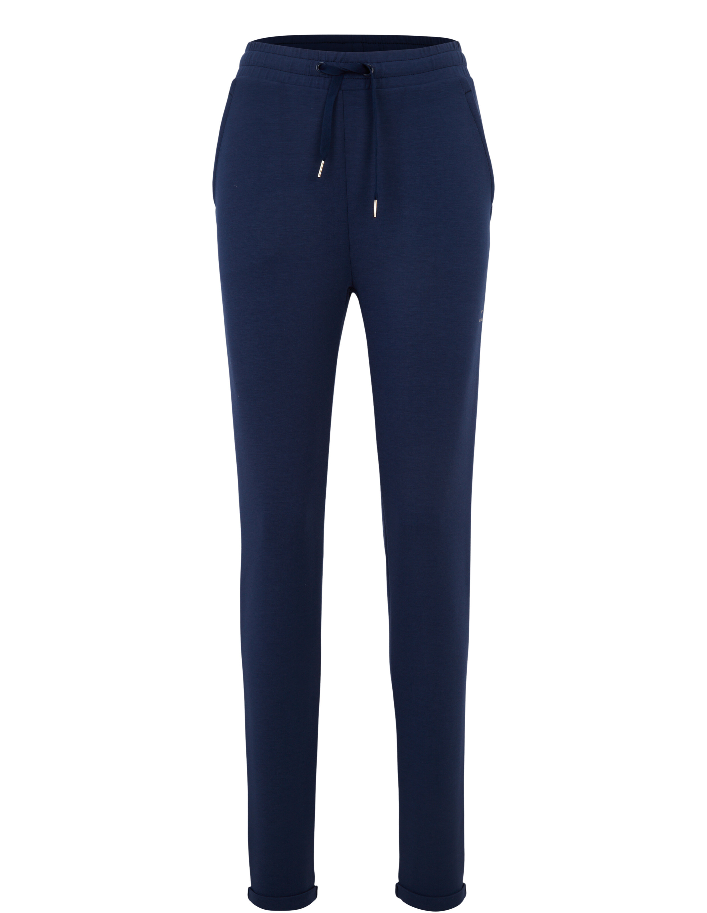 Lässige Lounge-Jogginghose von ELBSAND in Marineblau mit Kordelzug in der Taille und Bündchen am Saum.
