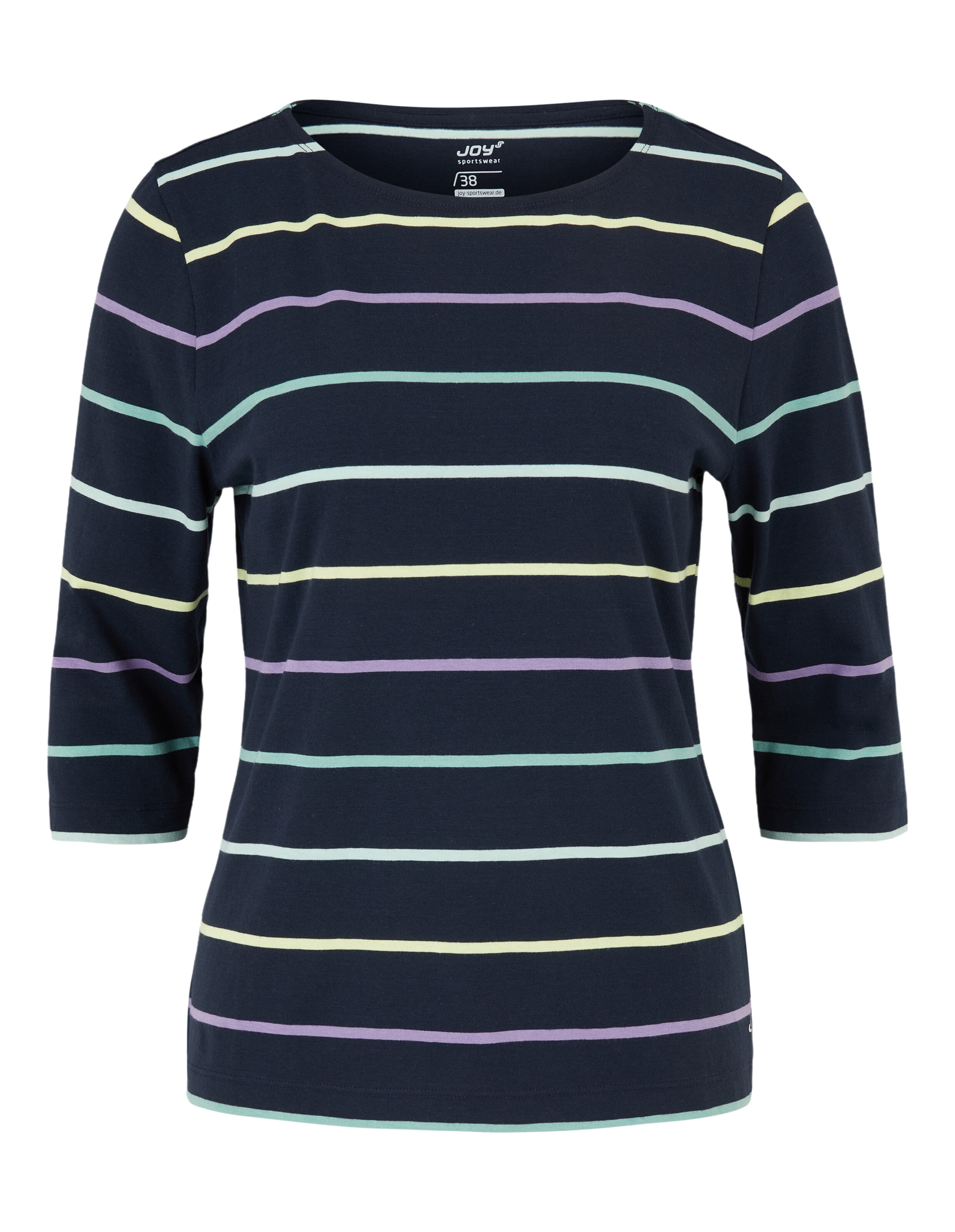 3/4-Arm-Shirt VIOLETTA von JOY sportswear in multicolour stripes