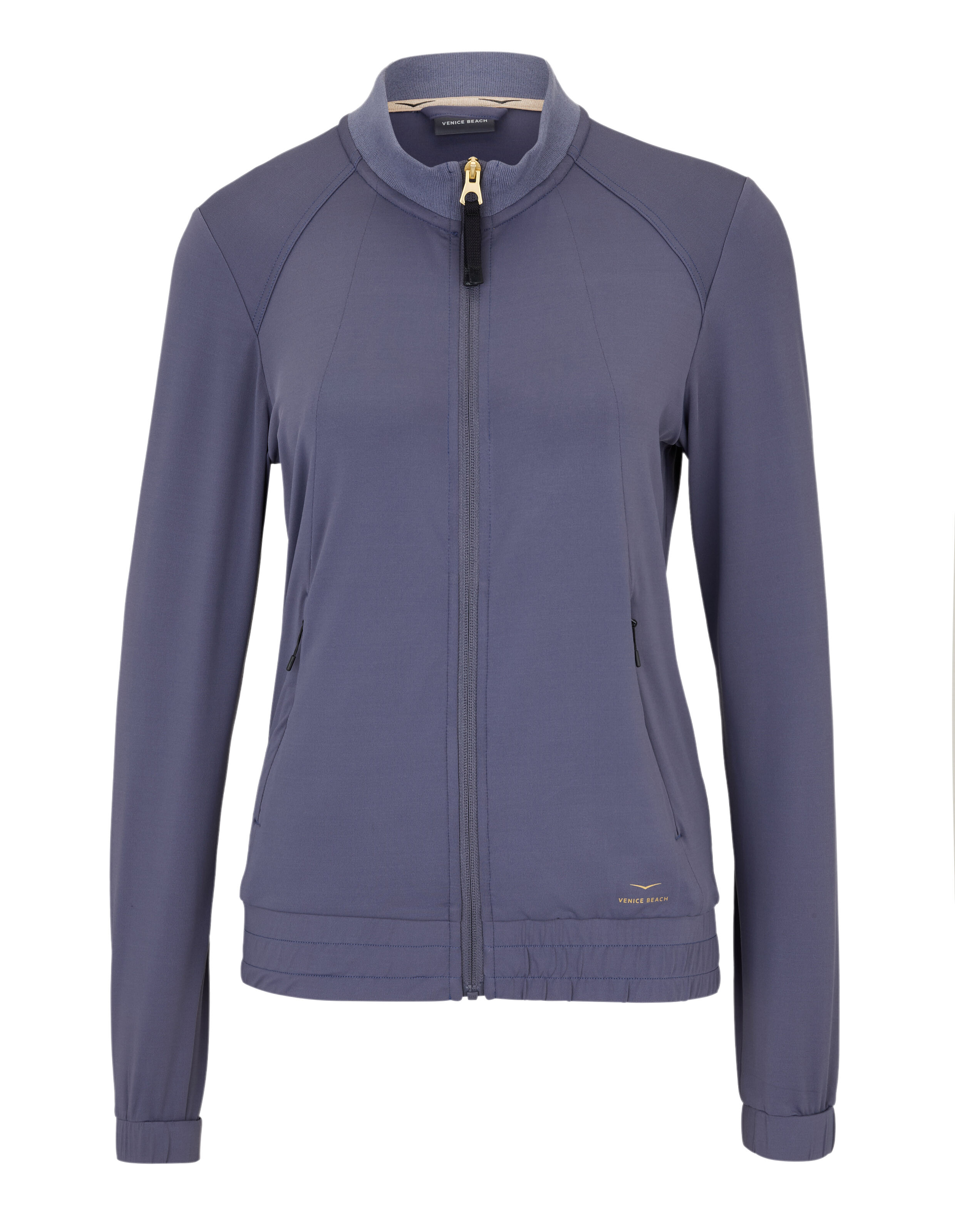 Venice Beach Faith Sweatjacke in Blau mit Reißverschluss vorne und lässiger Passform.