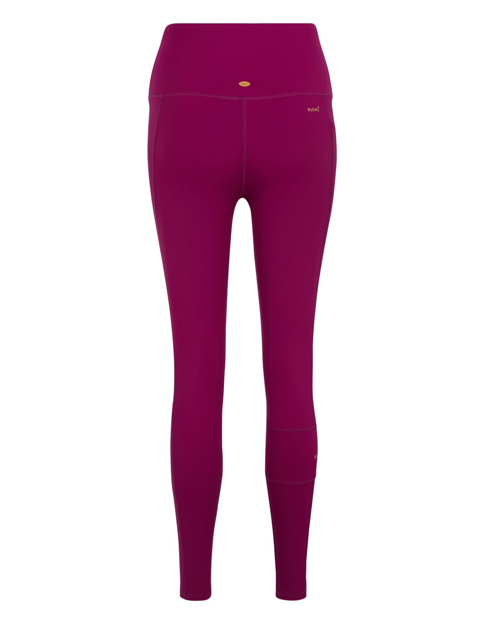 Taillierte lilafarbene Leggings mit hohem Bund, ideal für Freizeitkleidung und Workouts.