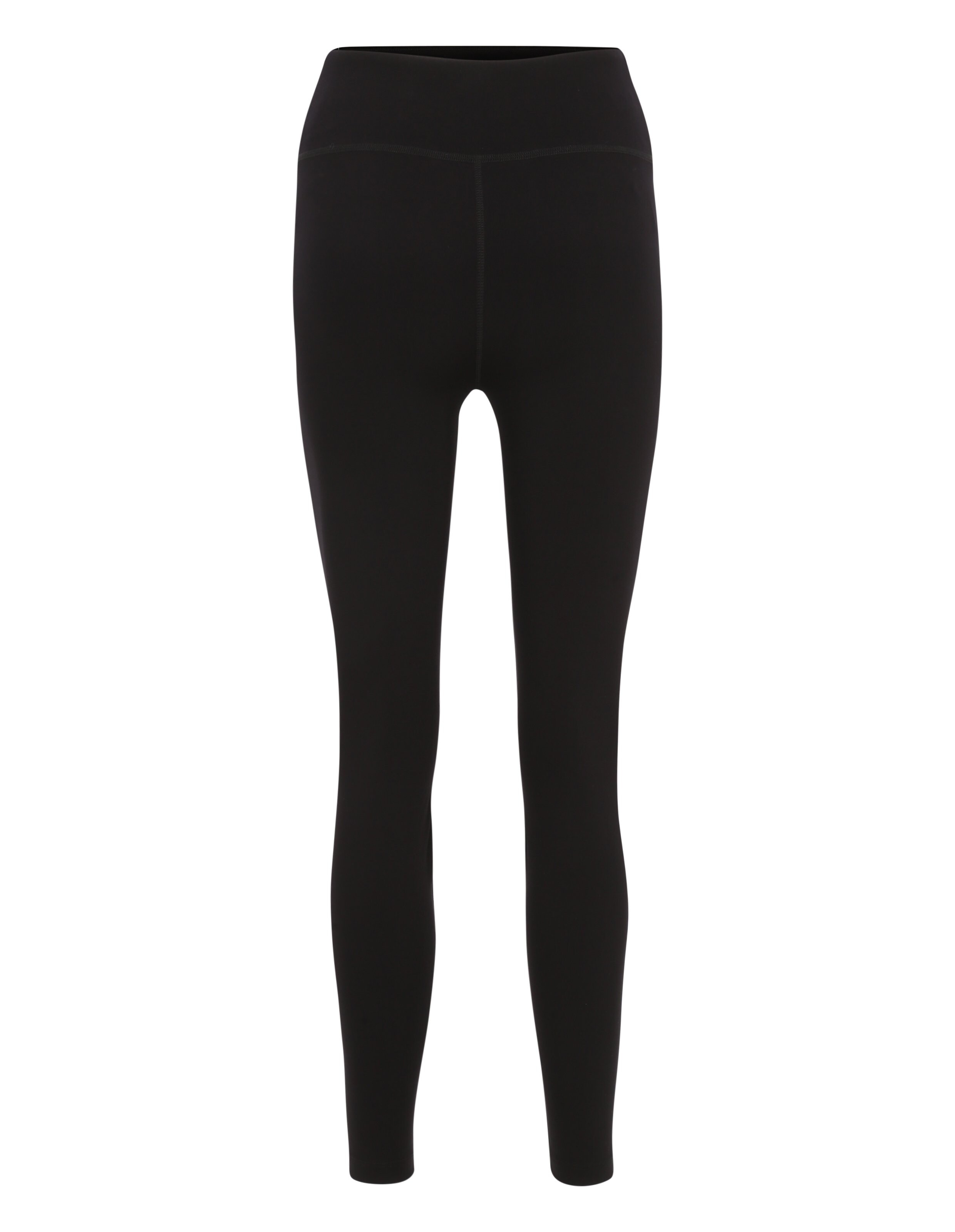 Schwarze Leggings mit hohem Bund, perfekt für Freizeitkleidung und zum Entspannen.