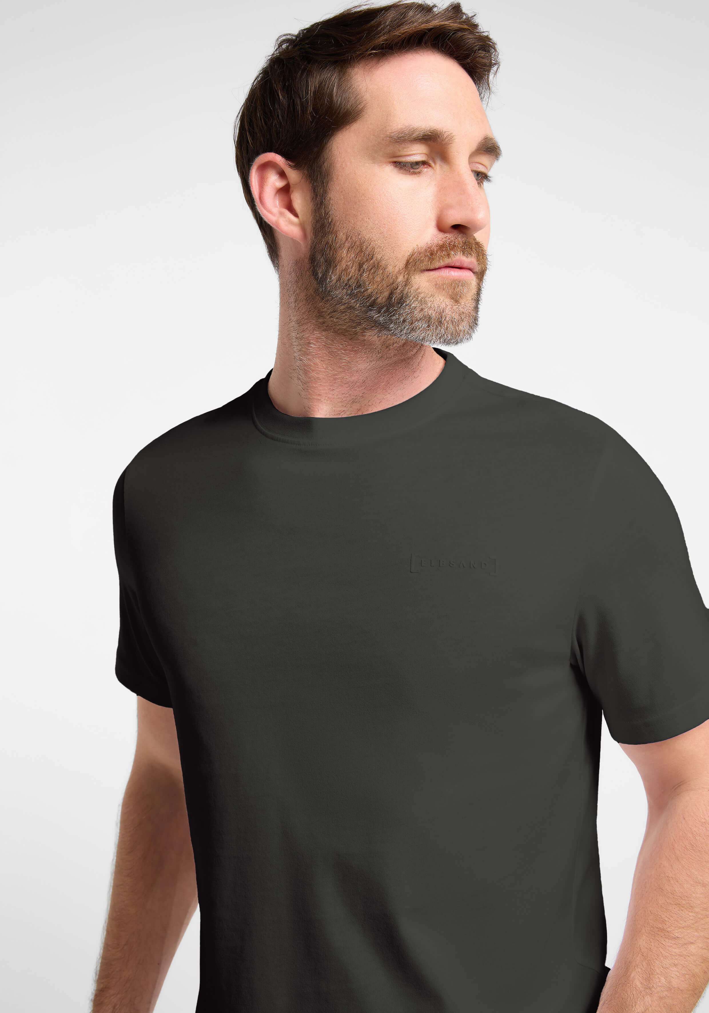 ELBSAND Edo T-Shirt Caviar