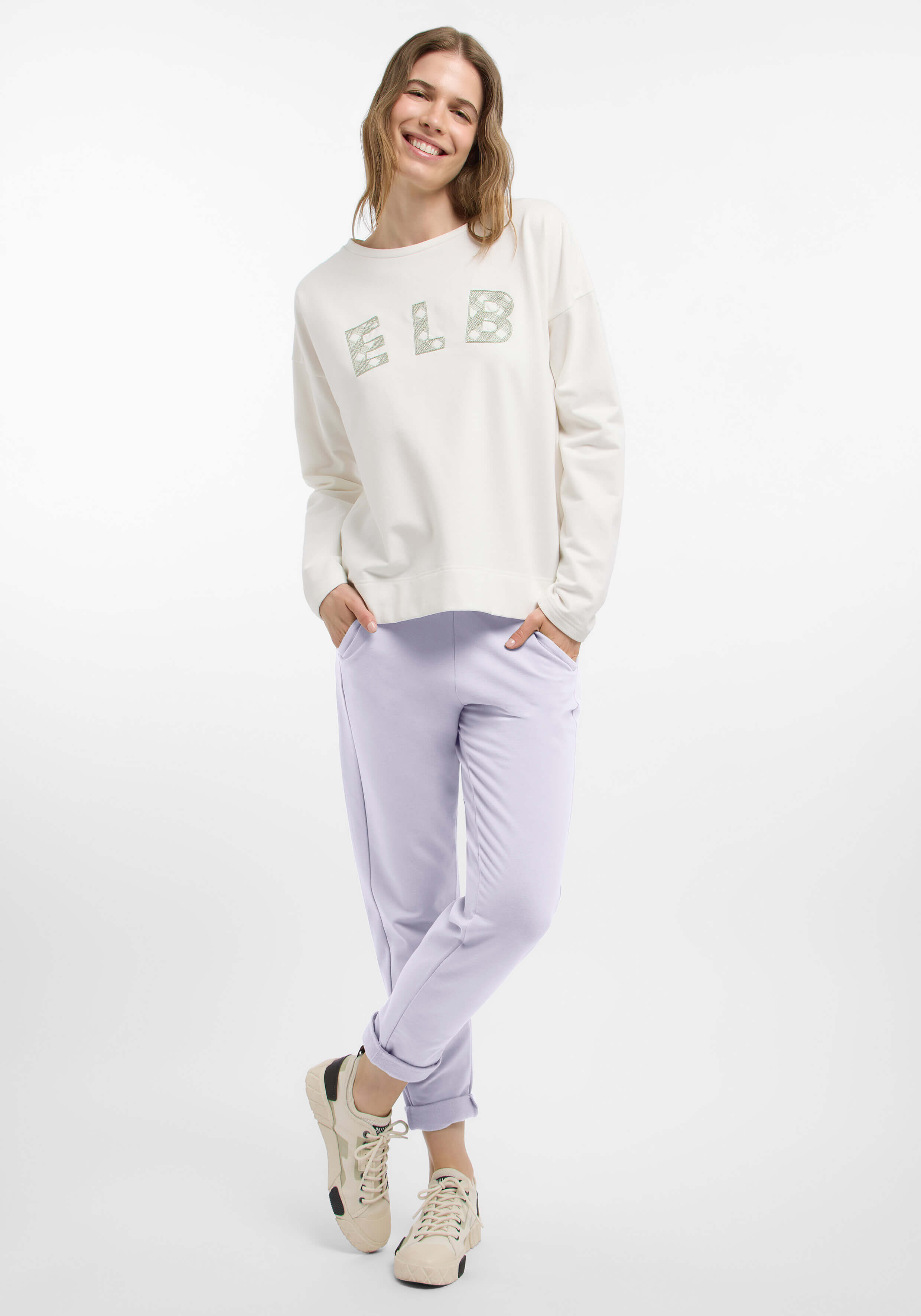 ELBSAND Brinja 7/8 Sweatpants Lilac Frost
