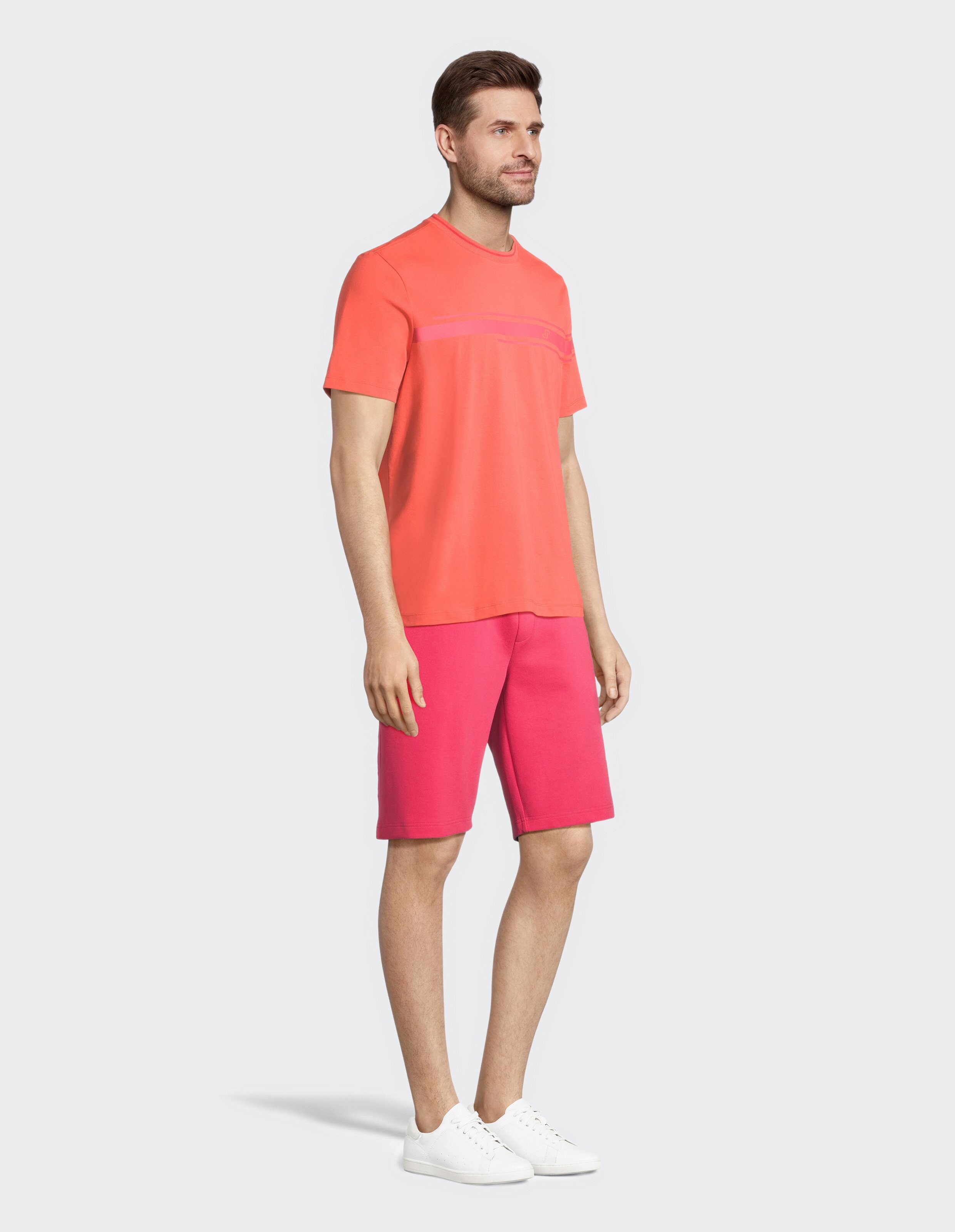 T-SHIRT JERSEY G-Style von JOY sportswear in hot coral