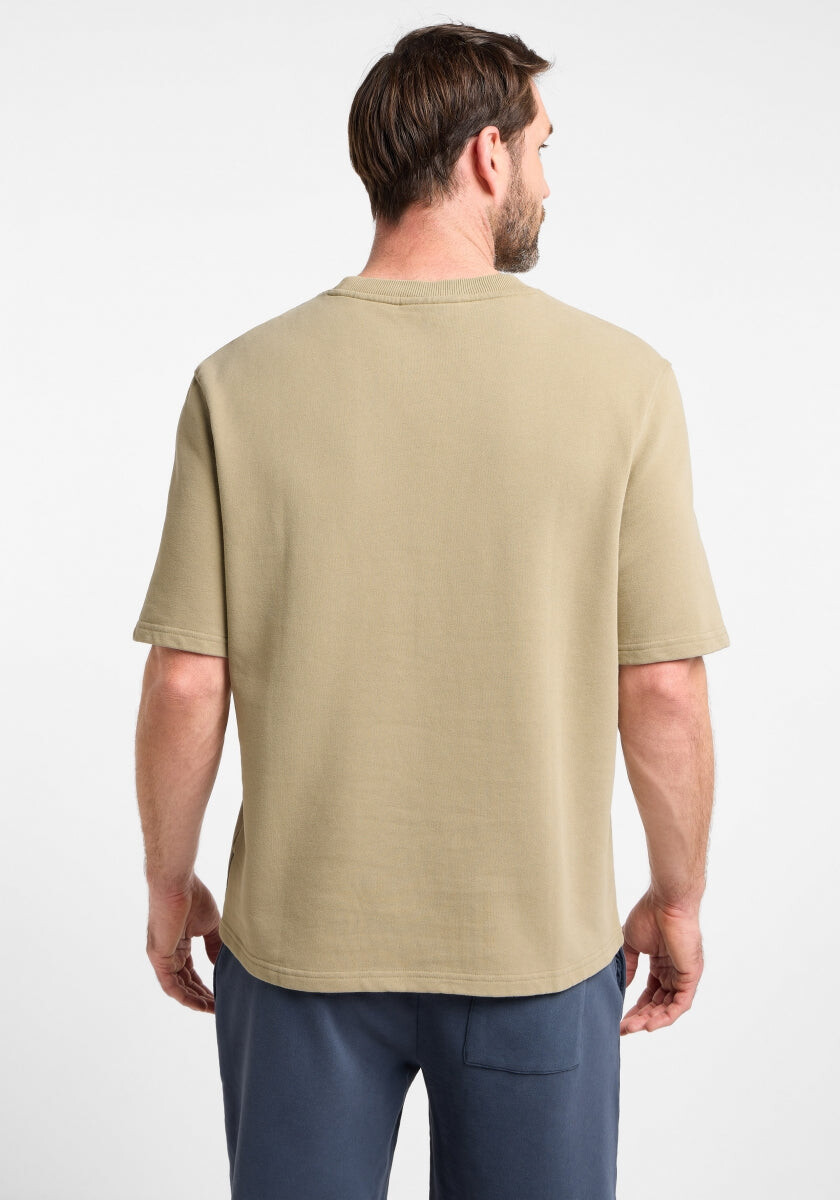 Daan T-Sweat regular fit von Elbsand in Desert Brown