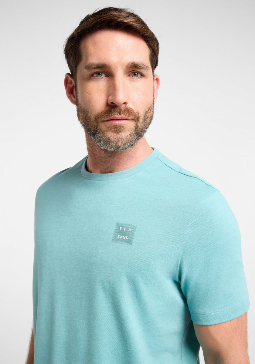Tio T-Shirt regular fit von Elbsand in Ocean Wave Melange
