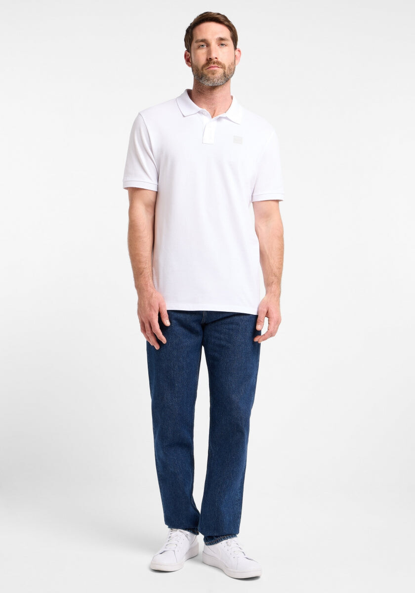 Holms Poloshirt regular fit von Elbsand in Bright White