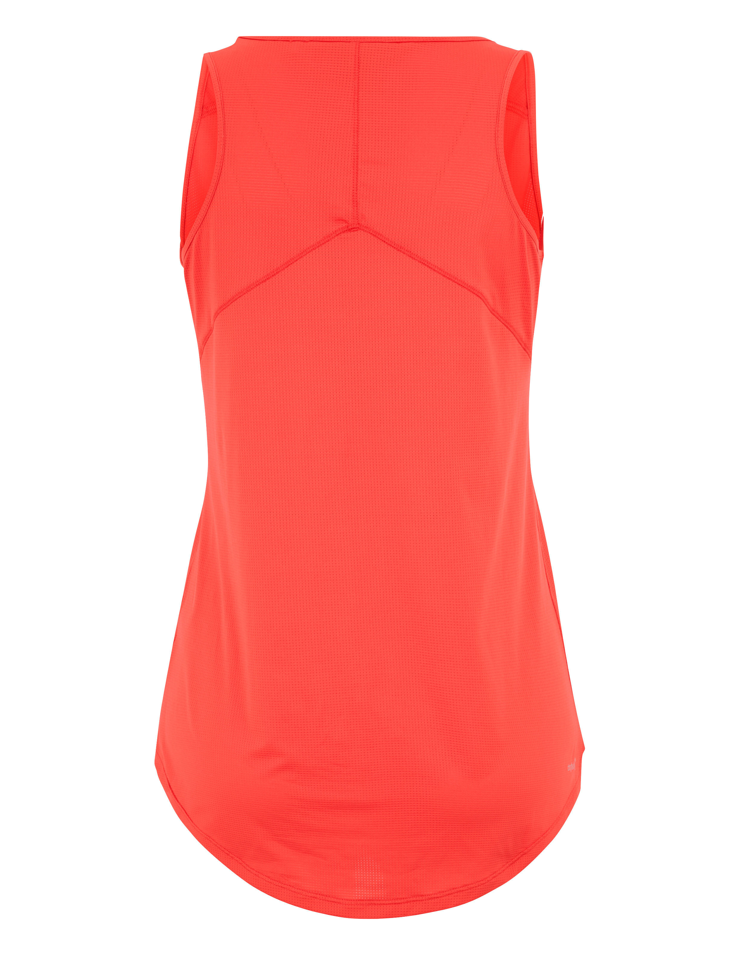 Rückansicht des roten Venice Beach Tanktop Lou, einem bequemen, lässigen ärmellosen Top.
