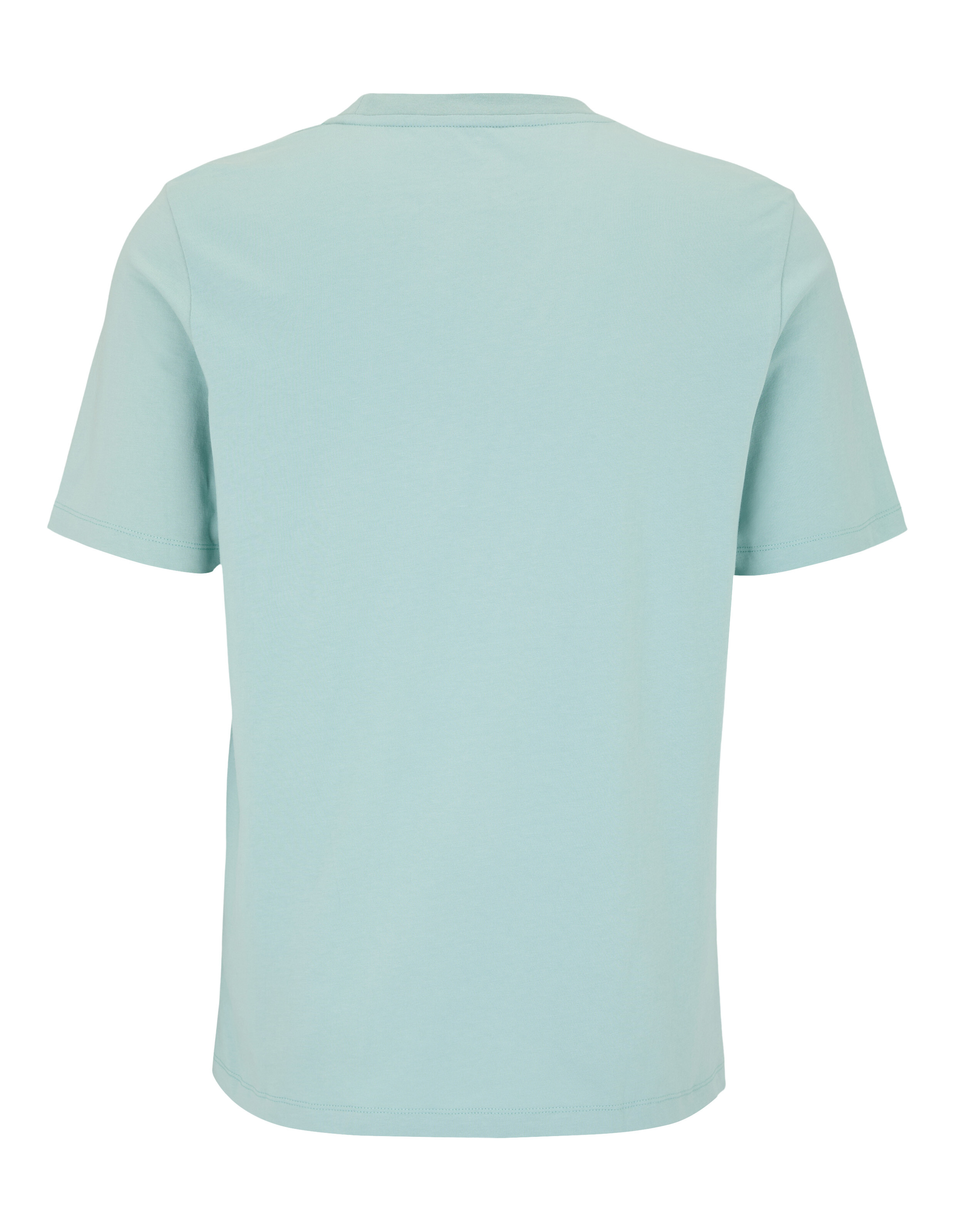 Hellblaues, kurzärmeliges T-Shirt, das sich gut für den Alltag eignet.