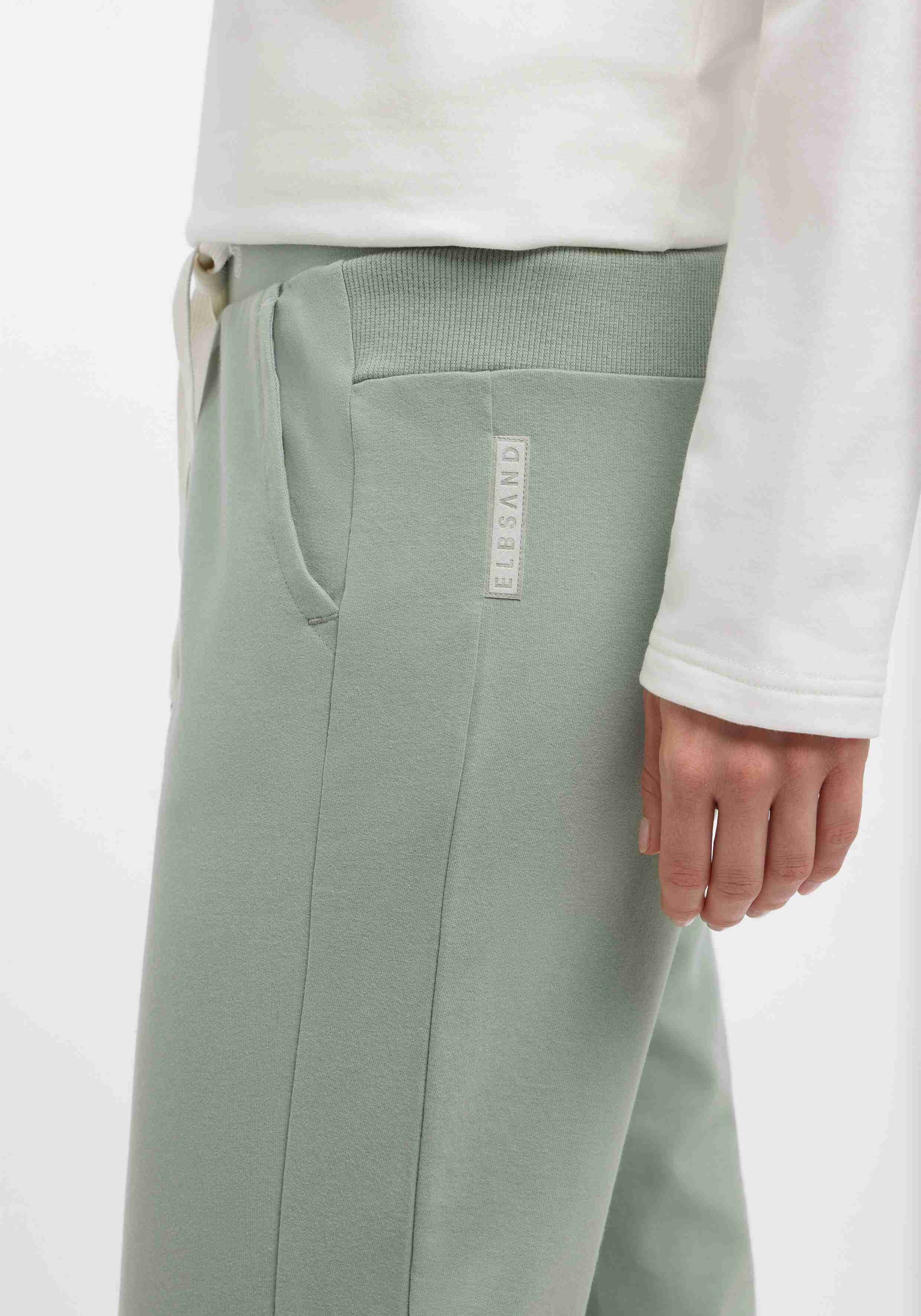 ELBSAND Brinja 7/8 Sweatpants Silt Green