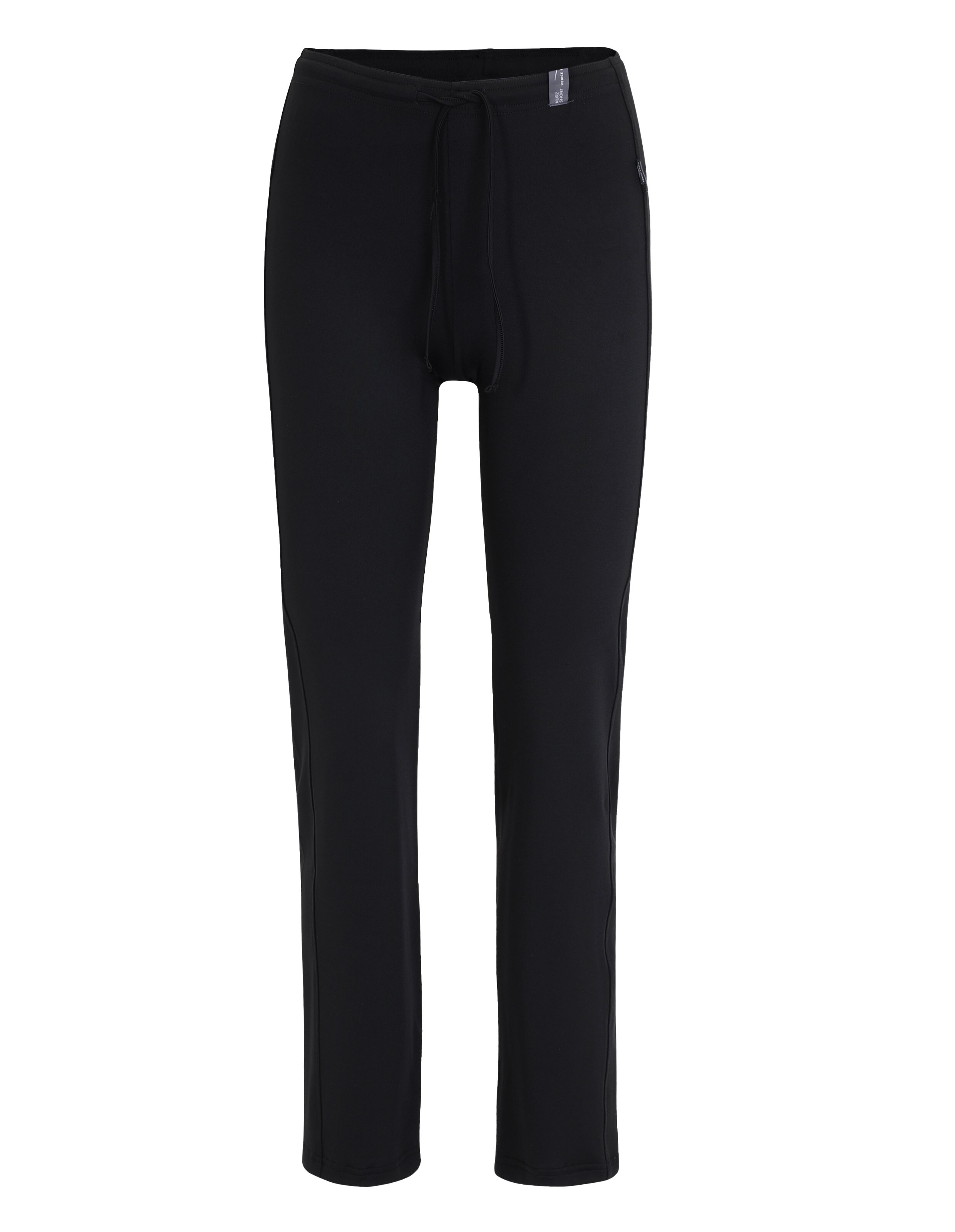 Schwarze Venice Beach Jazzy-Jogginghose mit Kordelzug in der Taille für gemütliche Freizeitkleidung.