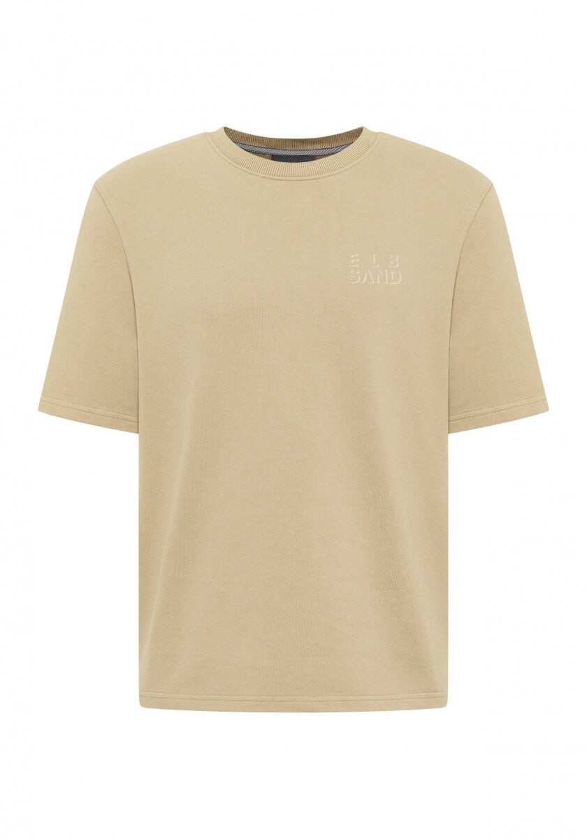Daan T-Sweat regular fit von Elbsand in Desert Brown