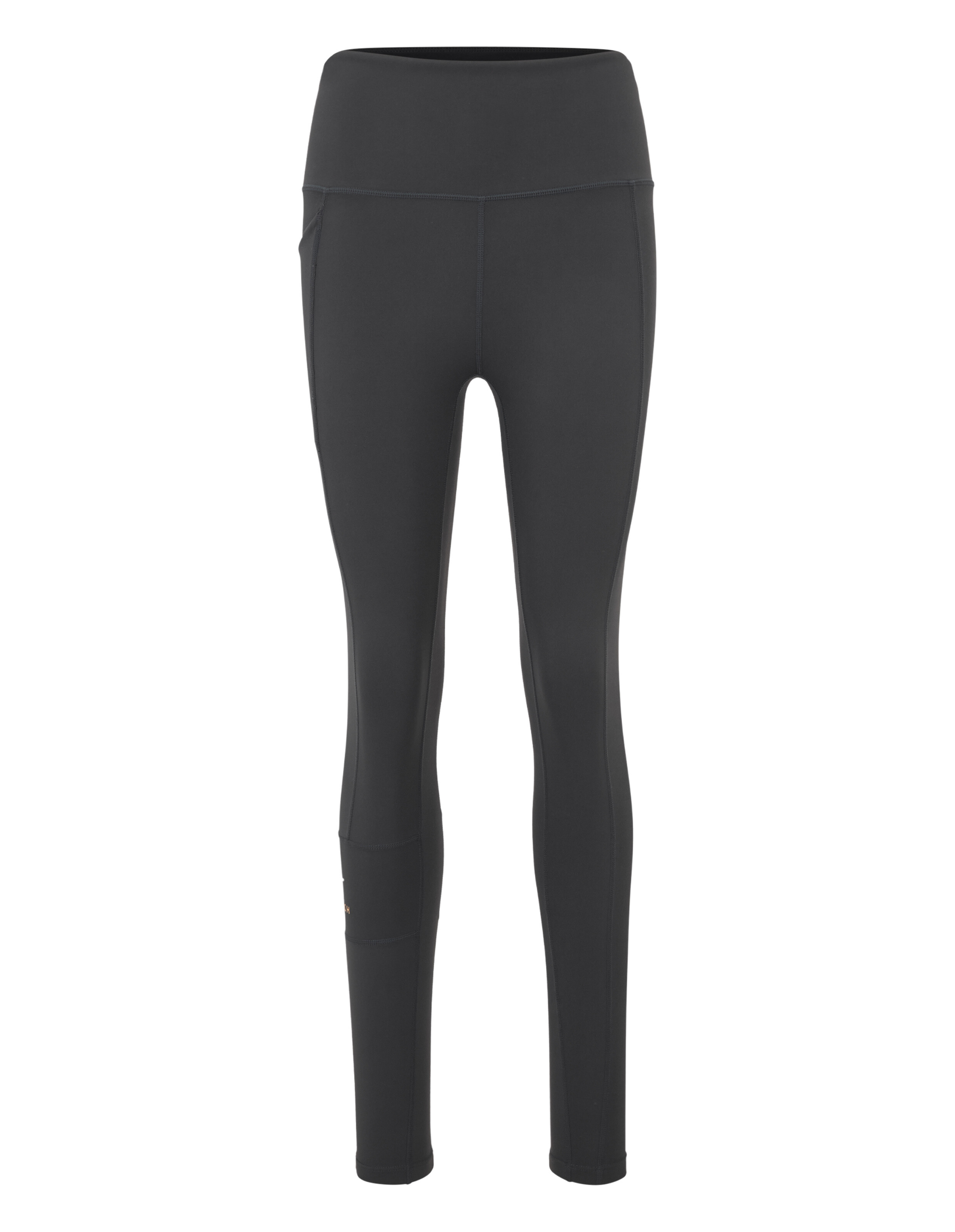 Schwarze Leggings mit hohem Bund für Freizeitkleidung und bequemer, schmaler Passform.