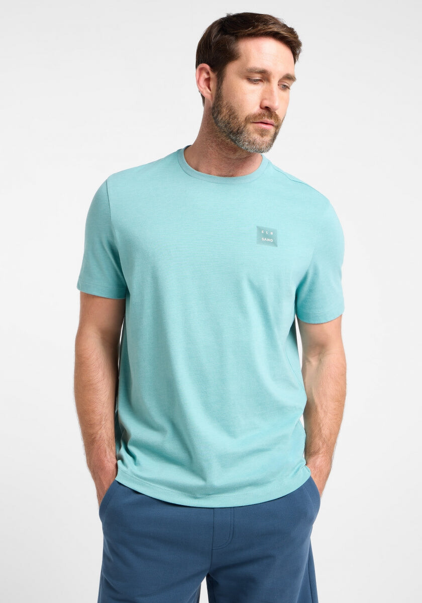Tio T-Shirt regular fit von Elbsand in Ocean Wave Melange