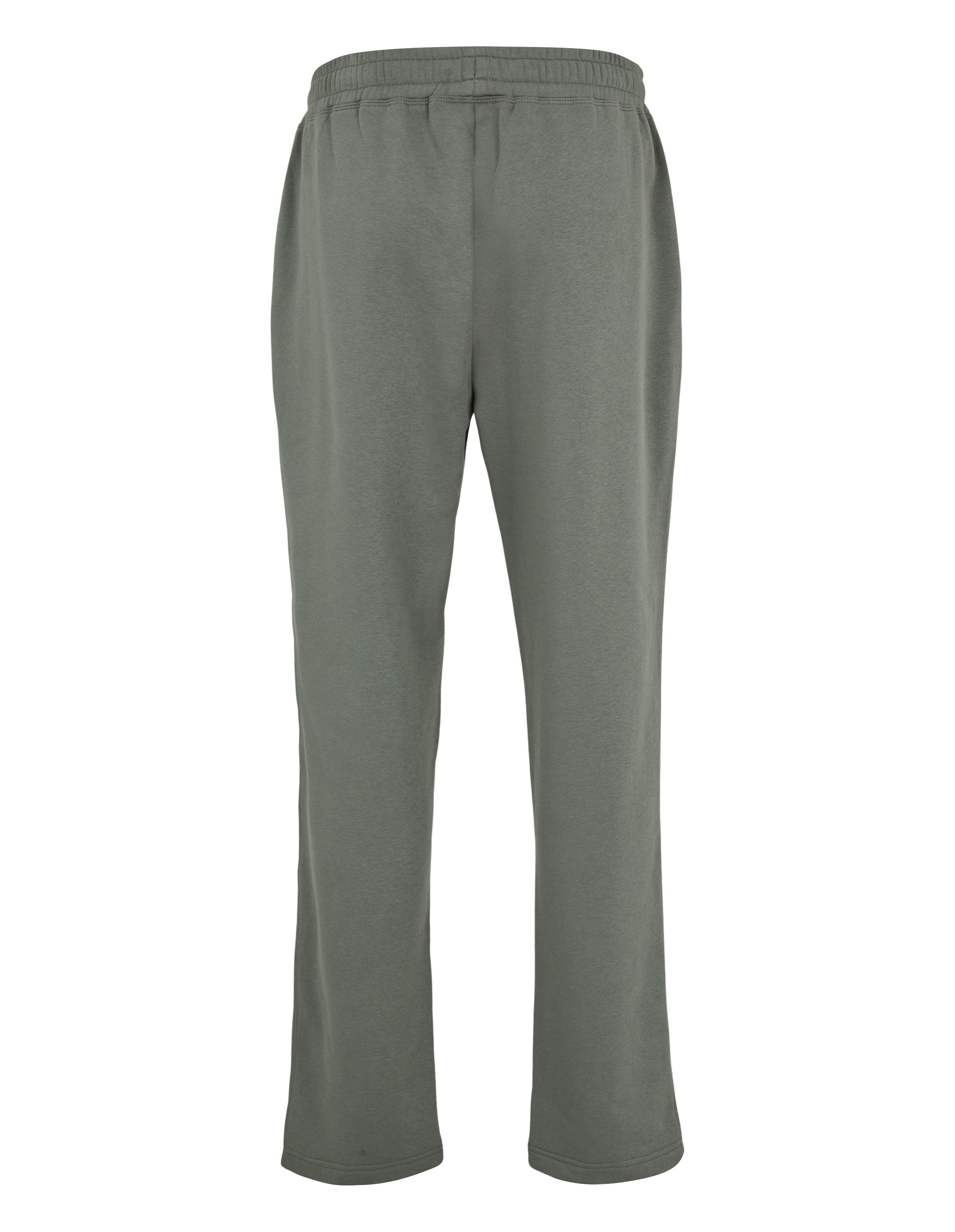 Bequeme olivgrüne Loungehose mit elastischem Bund.