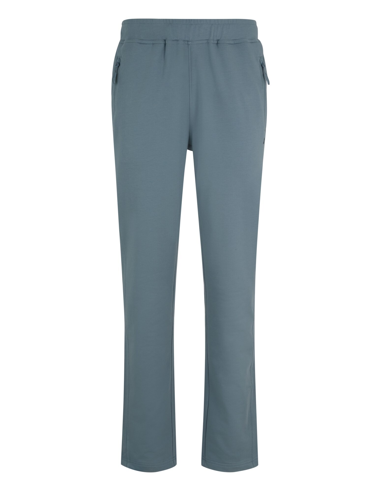 Bequeme blaue Freizeithose mit Seitentaschen für entspanntes Tragen.
