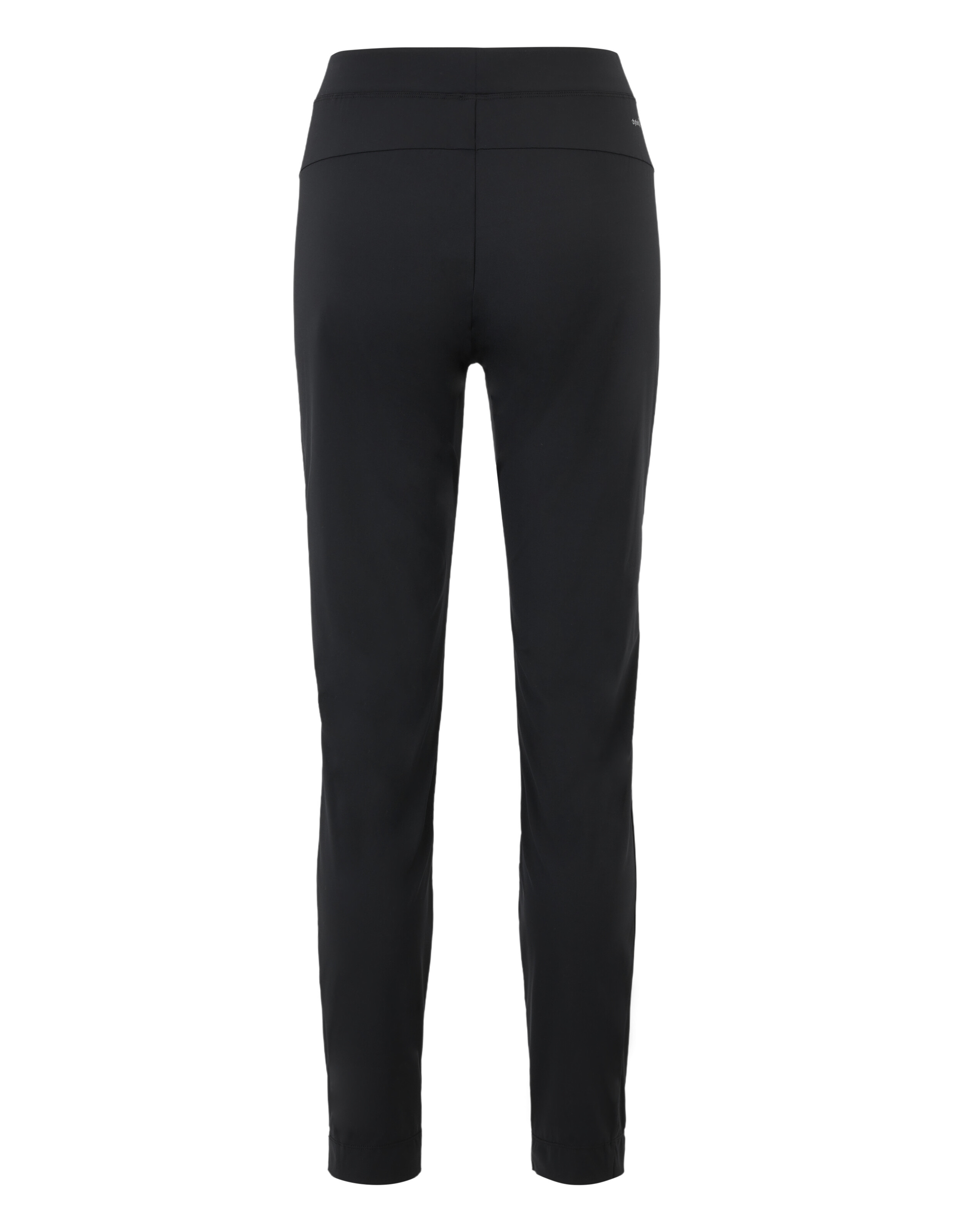 Rückansicht der schwarzen Freizeithose ELBSAND im bequemen Slim-Fit-Design.