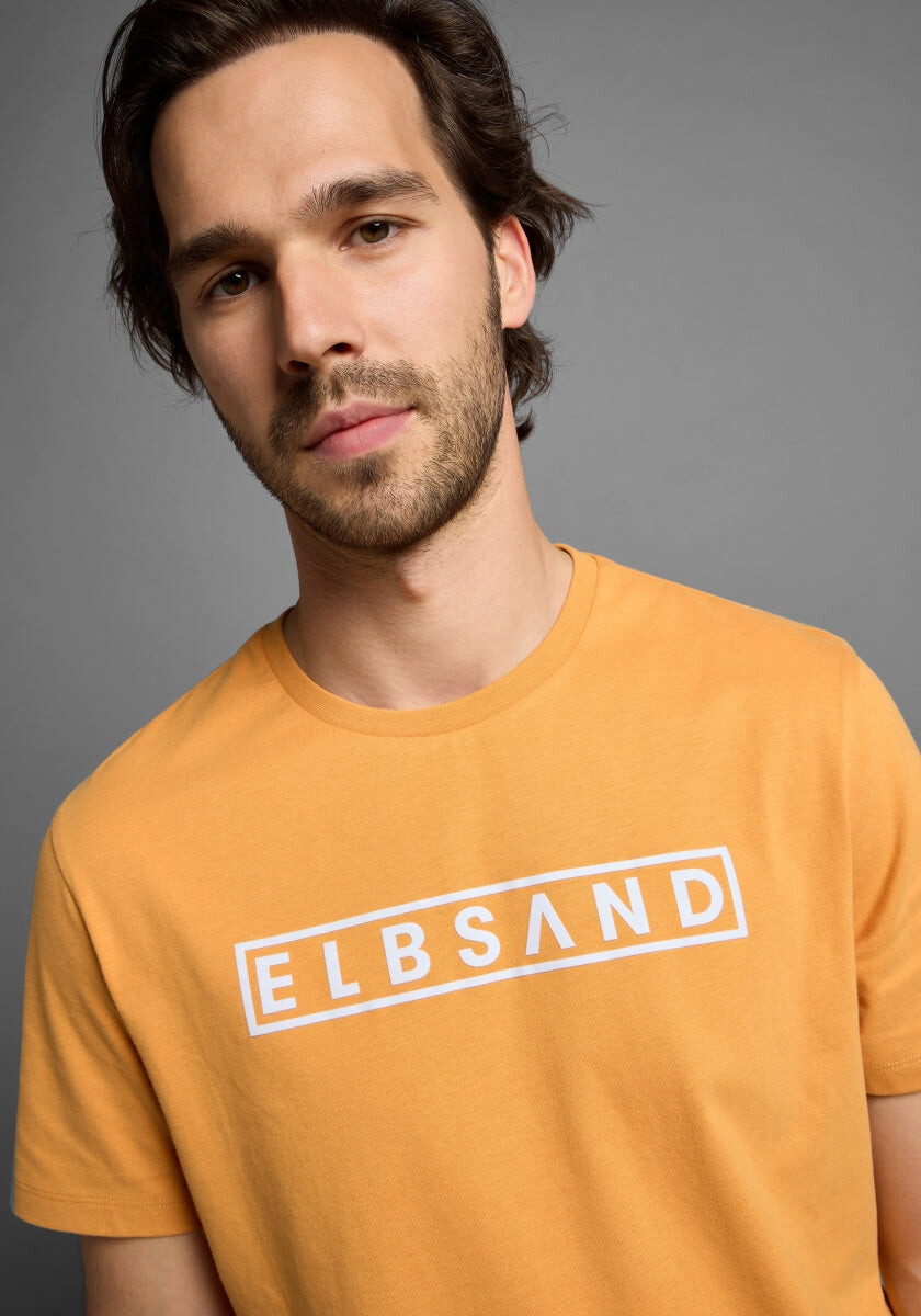 Finn T-Shirt regular fit von Elbsand in Cadmium Orange