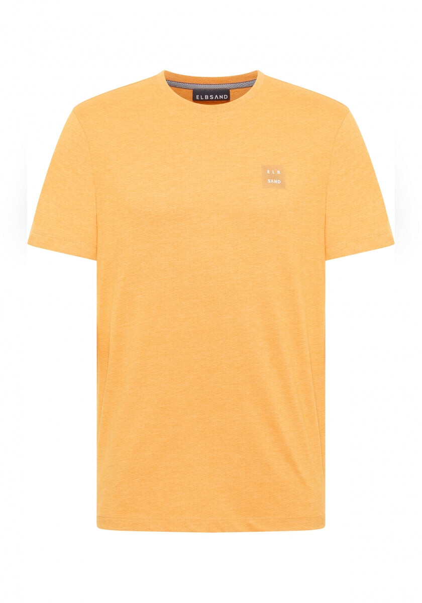 Tio T-Shirt regular fit von Elbsand in Cadmium Orange Melange