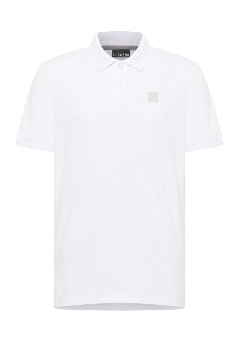 ELBSAND Holms Poloshirt Bright White front