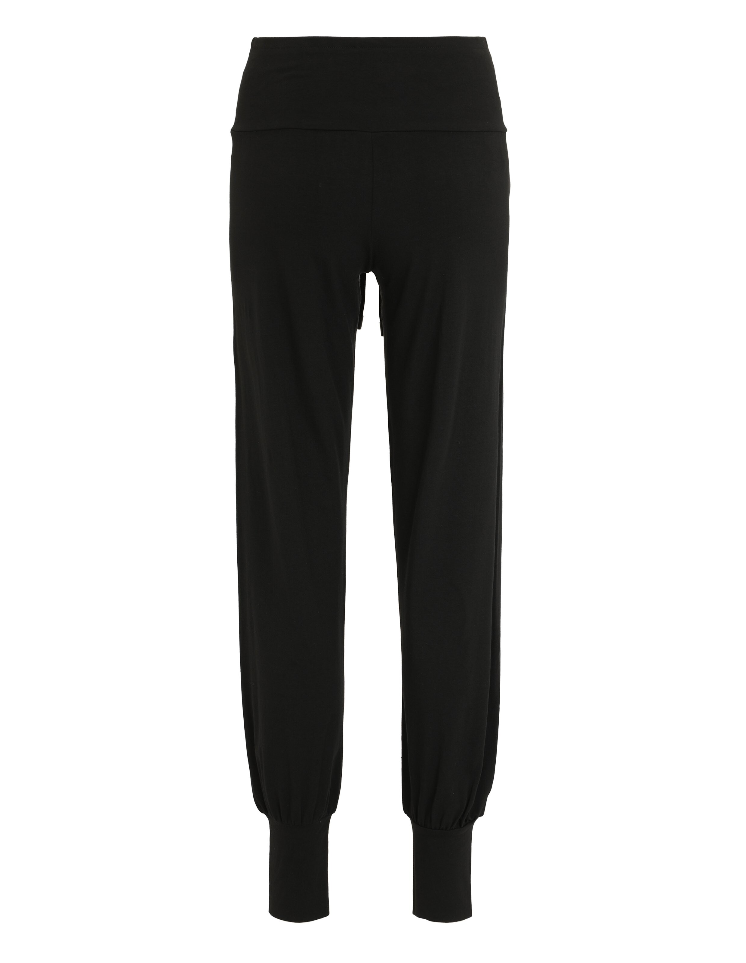 Schwarze Jogginghose „Uma“ von Venice Beach mit bequemem hohem Bund und Bündchen an den Knöcheln.